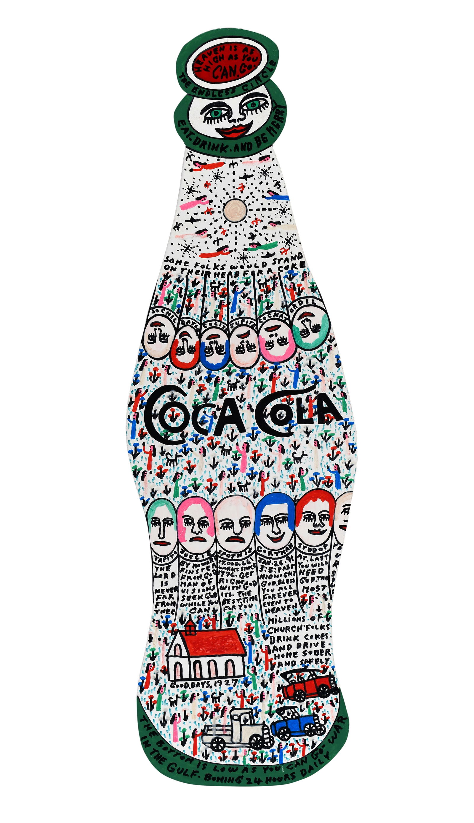Howard Finster. Coke Bottle. (1 of 7)