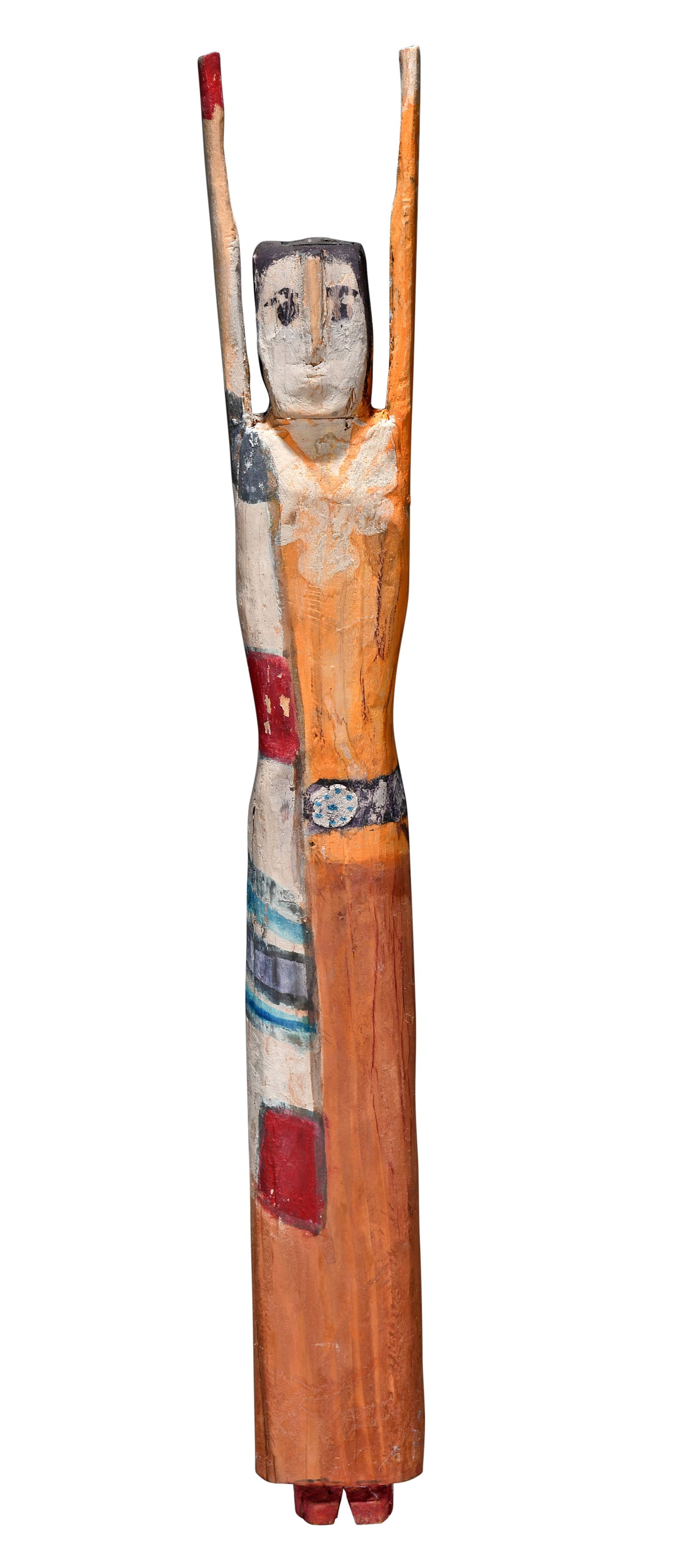 Charlie Willeto. Woman Wearing Shawl With Red Hand. (1 of 7)