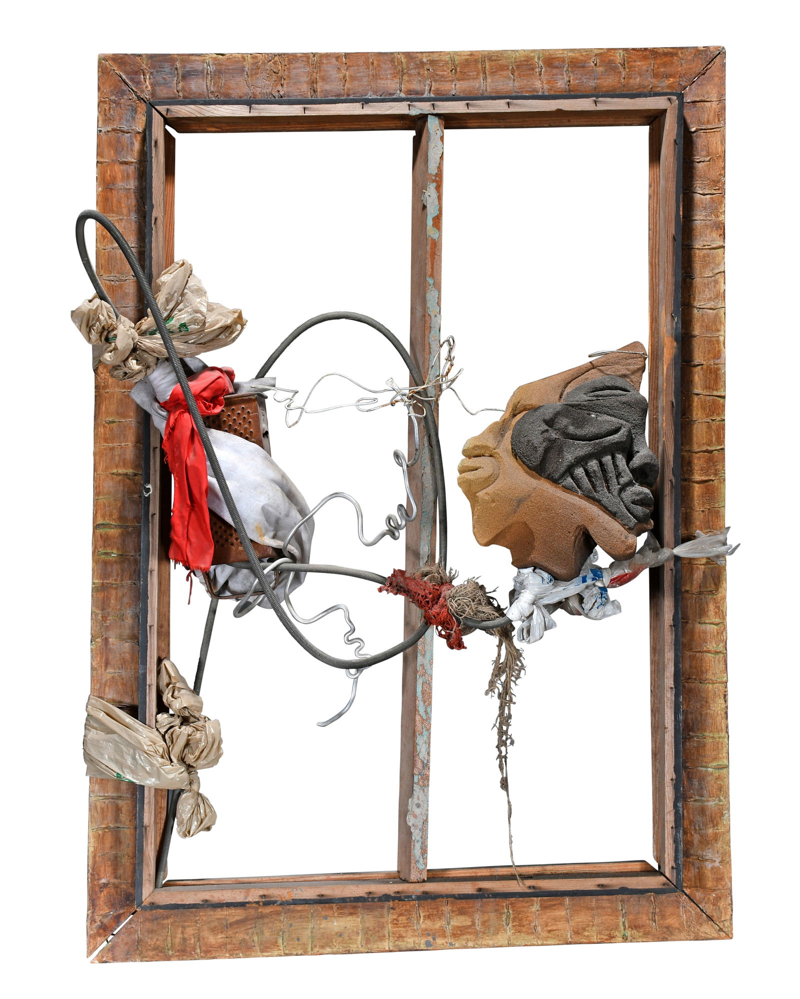 Lonnie Holley. Who Makes A Frame For Over Laboring of Woman. (1 of 10)