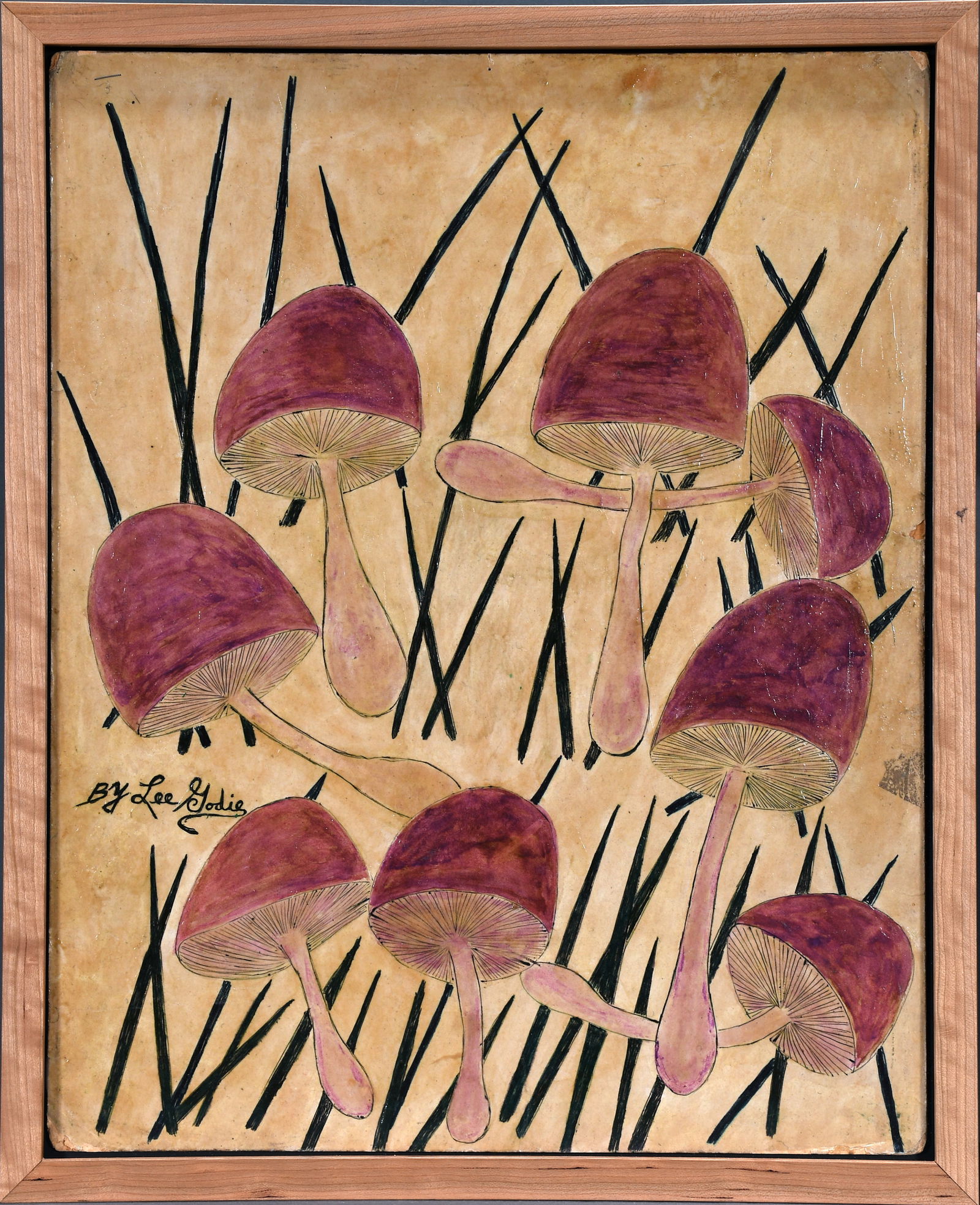 Lee Godie. Mushrooms. (1 of 4)