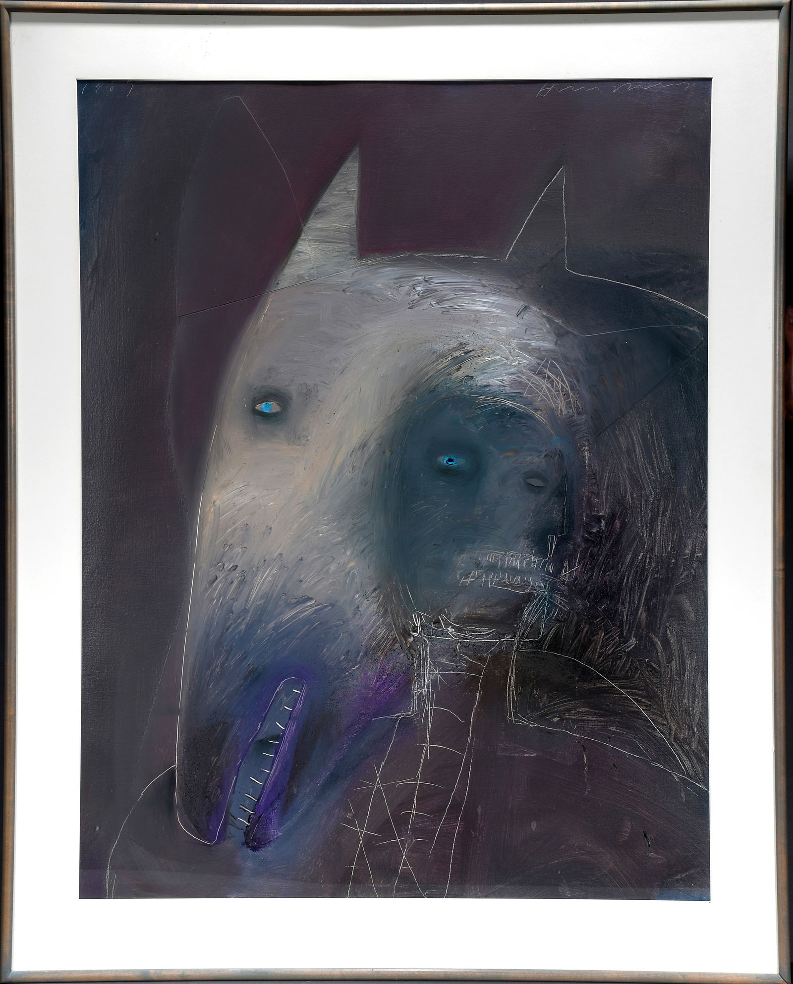 Holly Roberts. Man With Large Animal Head. (1 of 9)