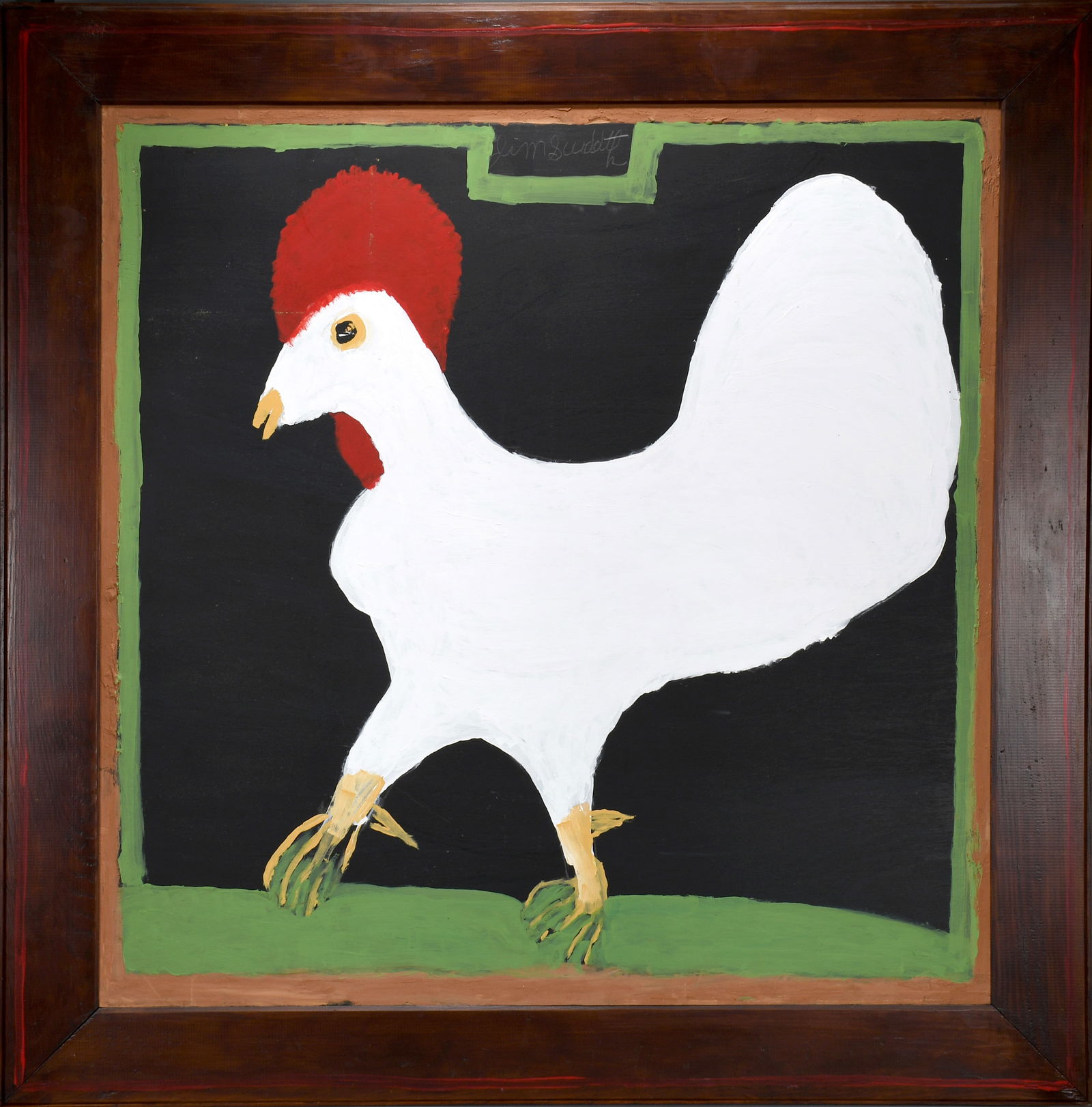 Jimmy Lee Sudduth. World's Largest Chicken. (1 of 6)