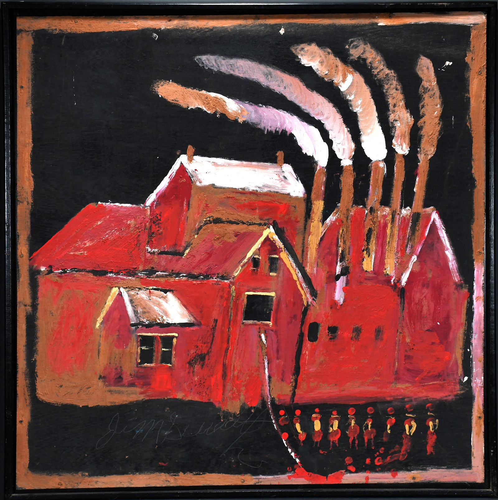 Jimmy Lee Sudduth. Big Red Factory. (1 of 3)