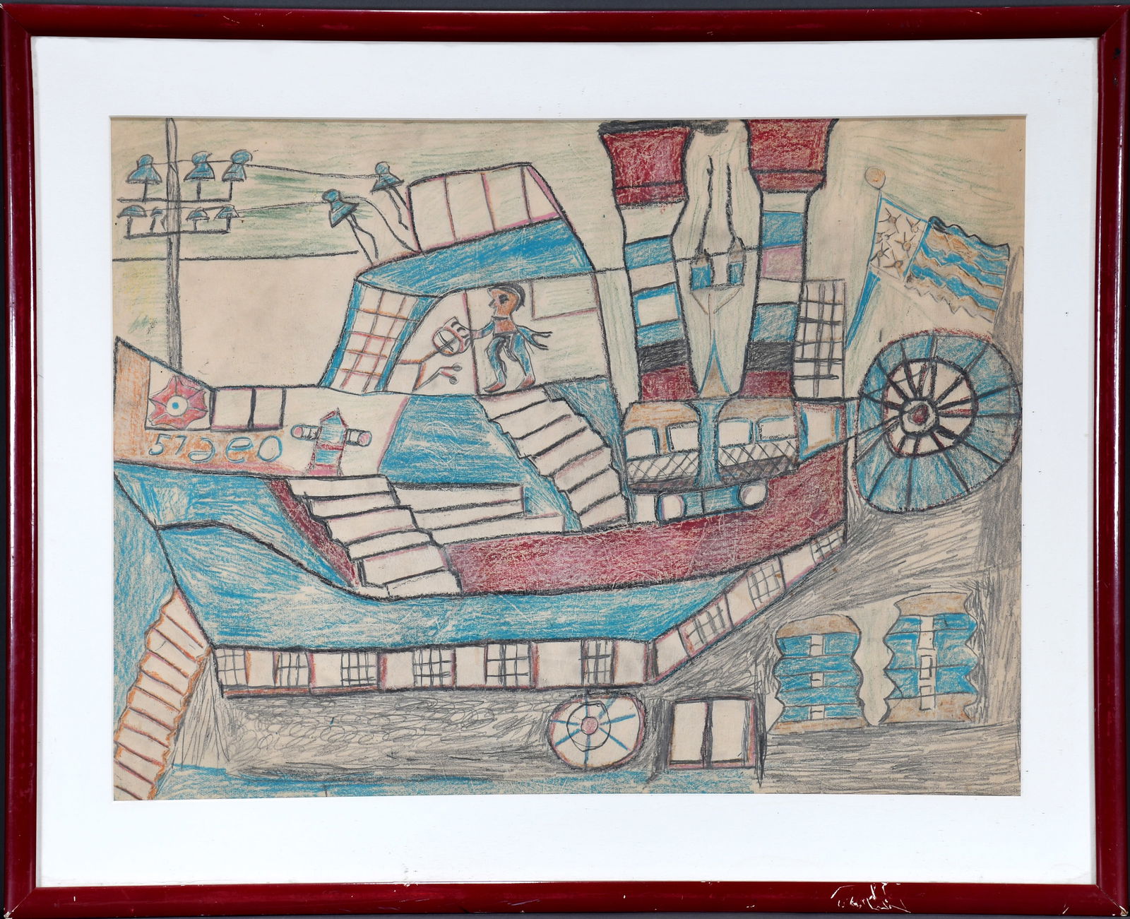 Henry Speller. Mississippi Paddle Boat. (1 of 4)
