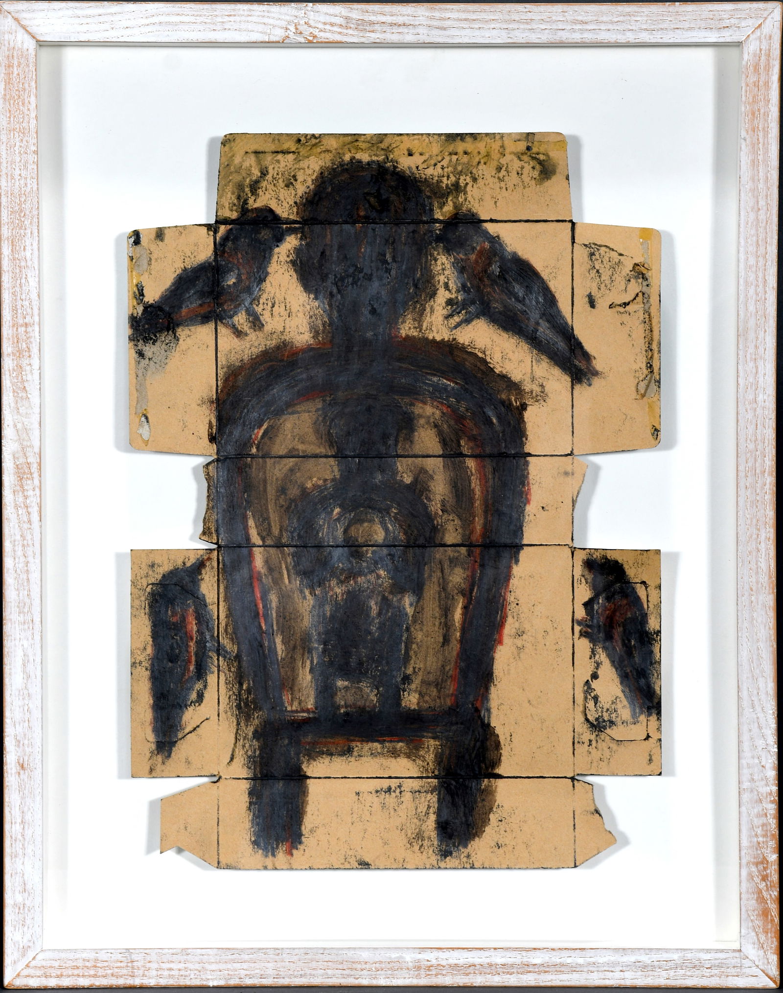 Michel Nedjar. Figure With Crows. (1 of 4)