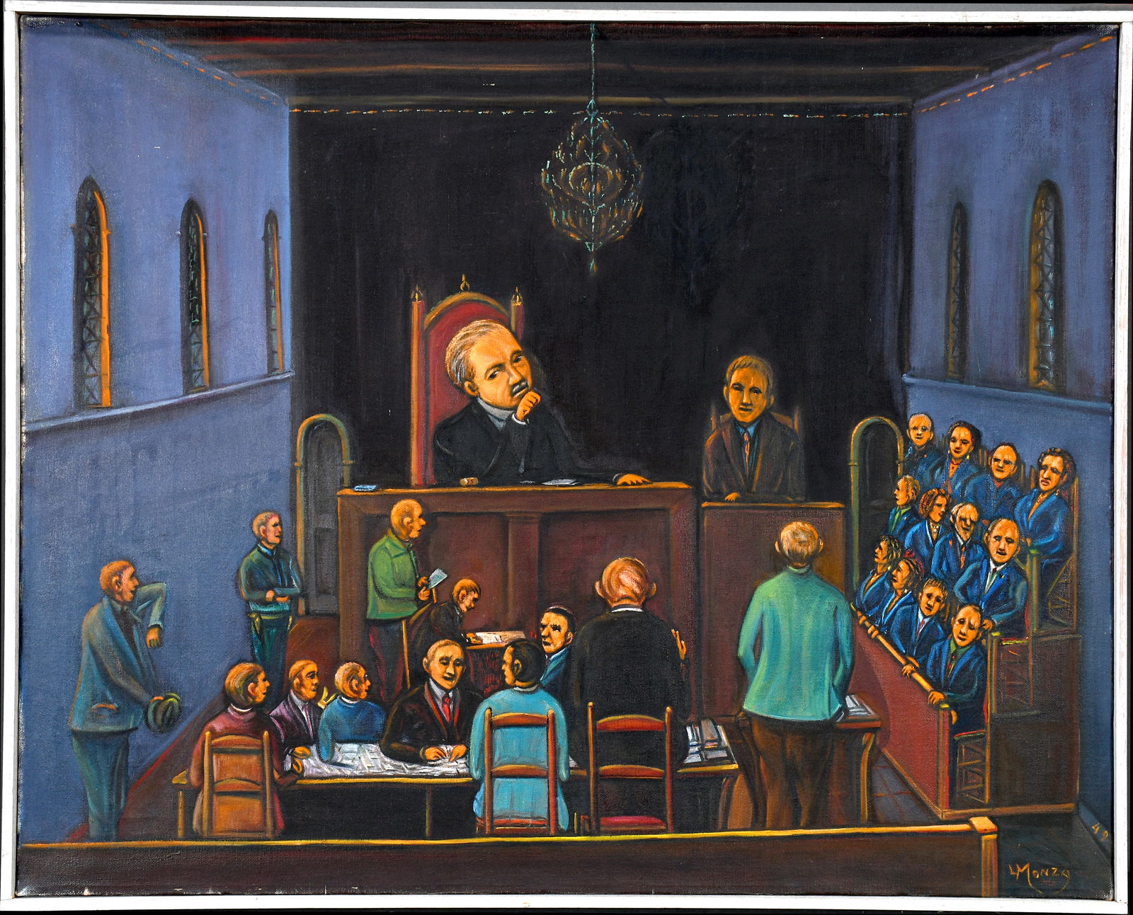 Louis Monza. The Courtroom. (1 of 6)