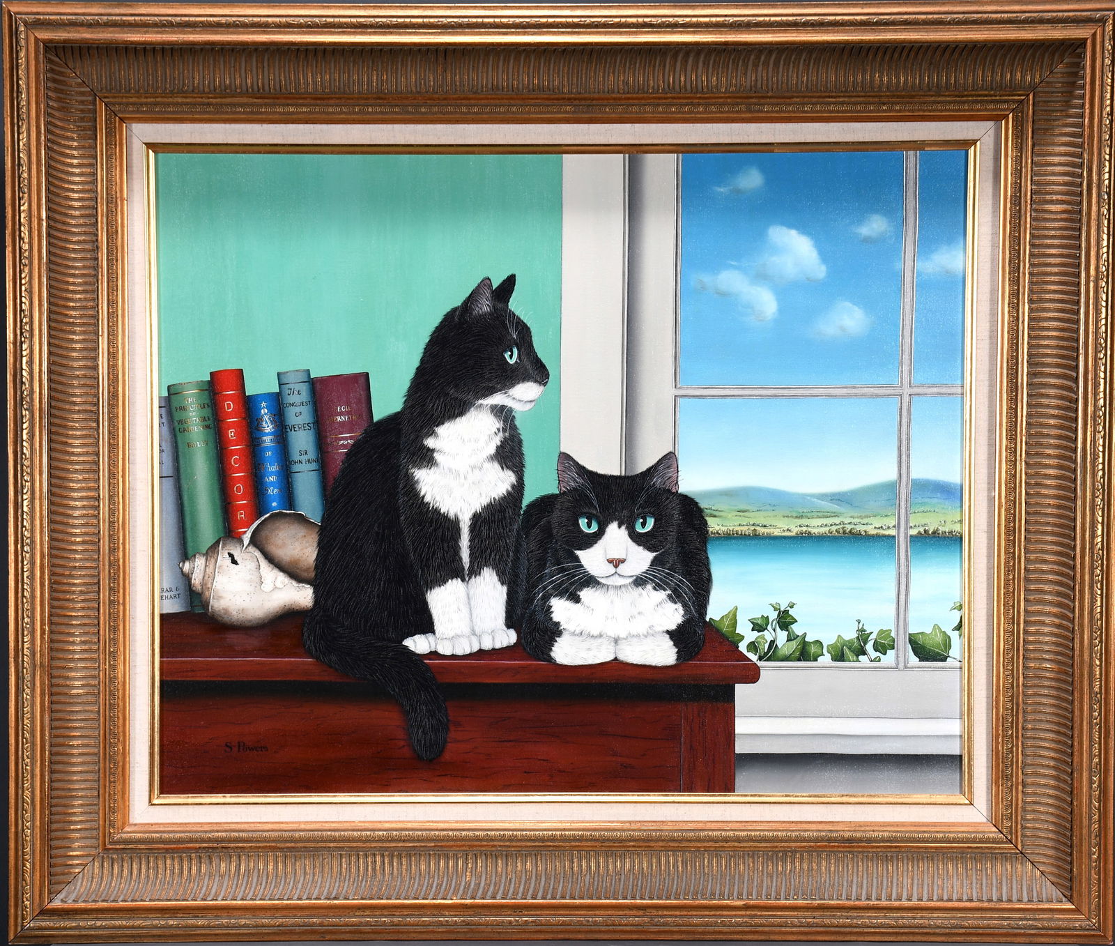 Susan Powers. Tuxedo Cats. (1 of 5)
