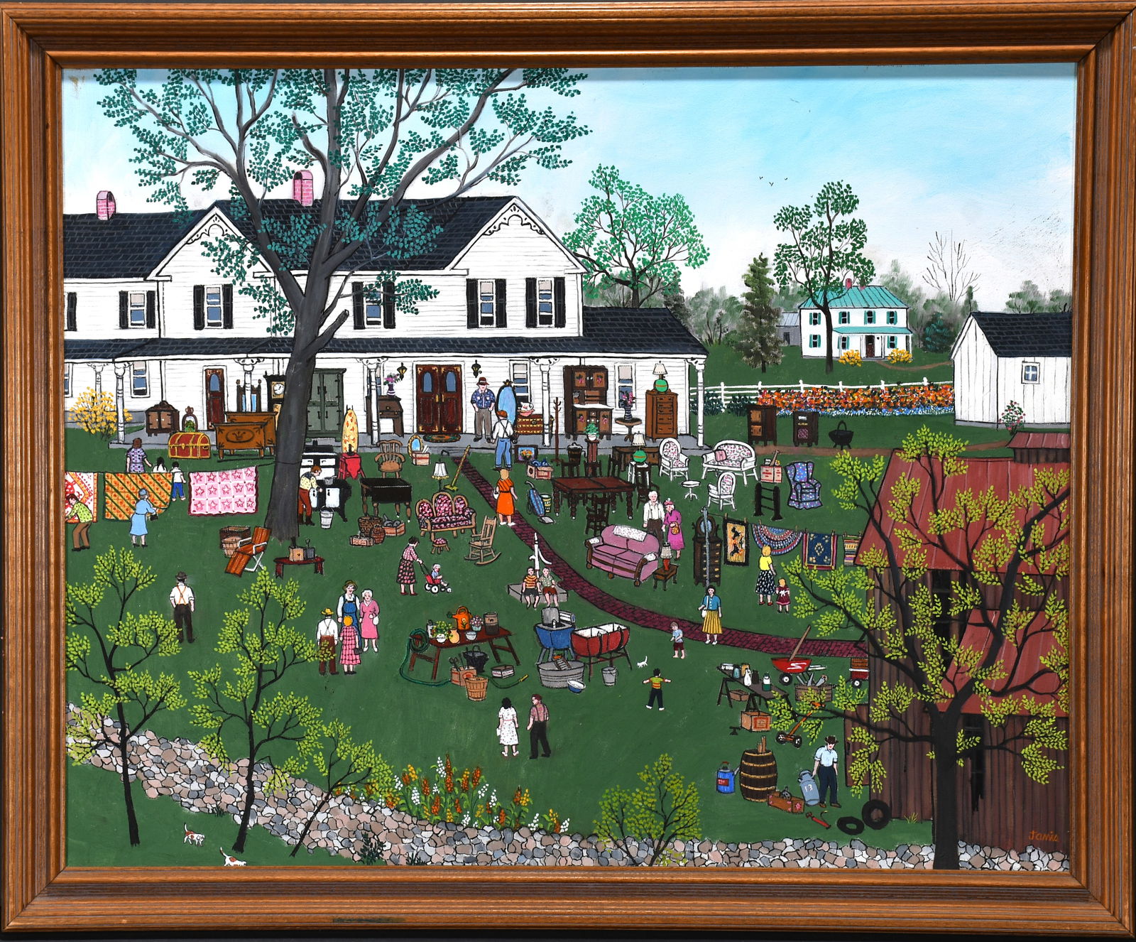 Janis Price. Getting Ready For The Auction. (1 of 7)