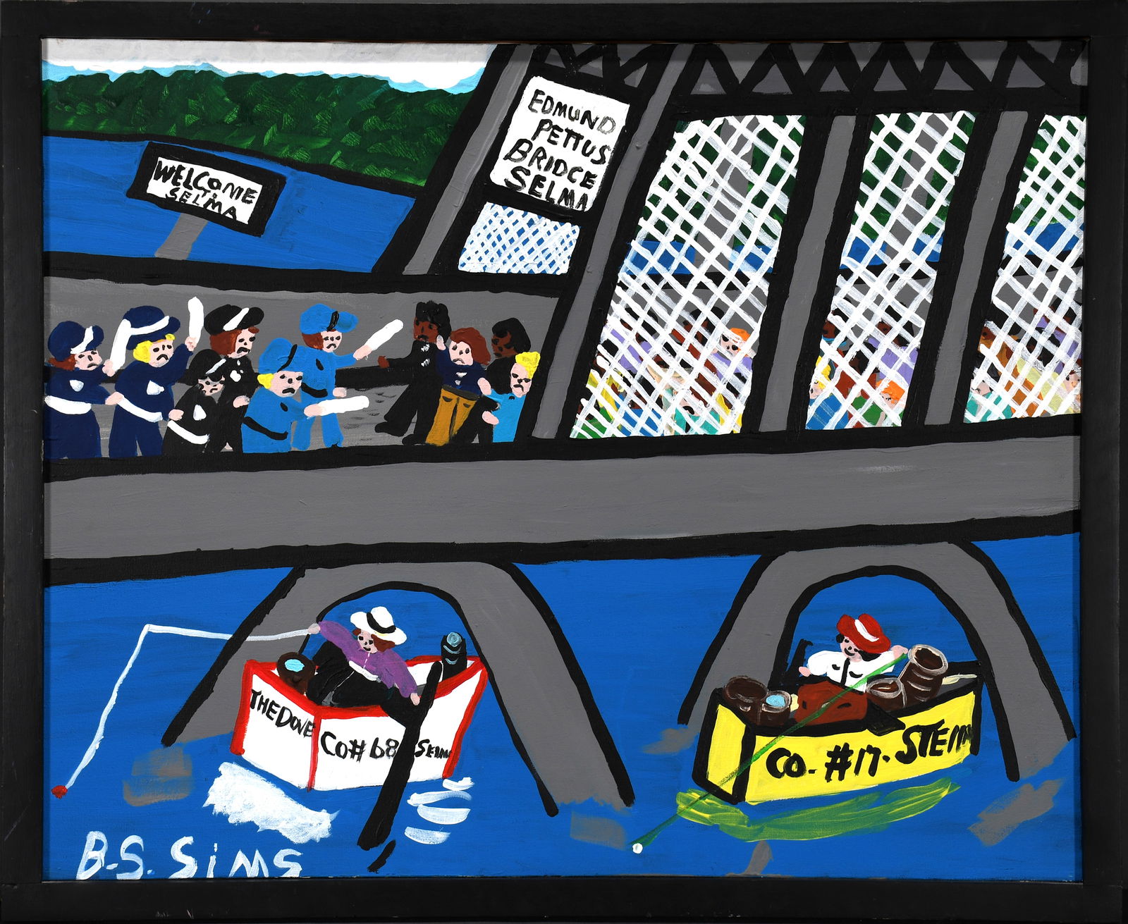 Bernice Sims. Edmund Pettus Bridge Scene. (1 of 4)