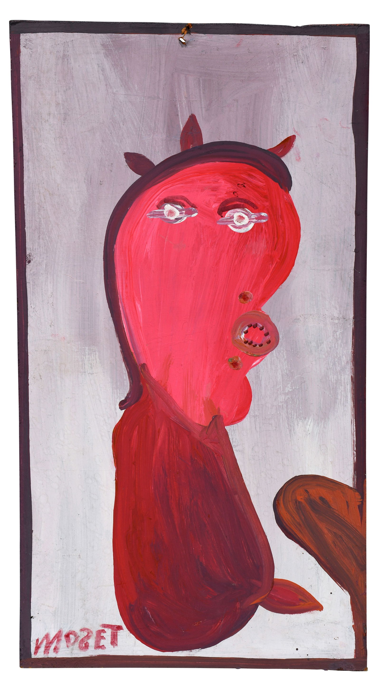Mose Tolliver. Red Self-Portrait. (1 of 4)