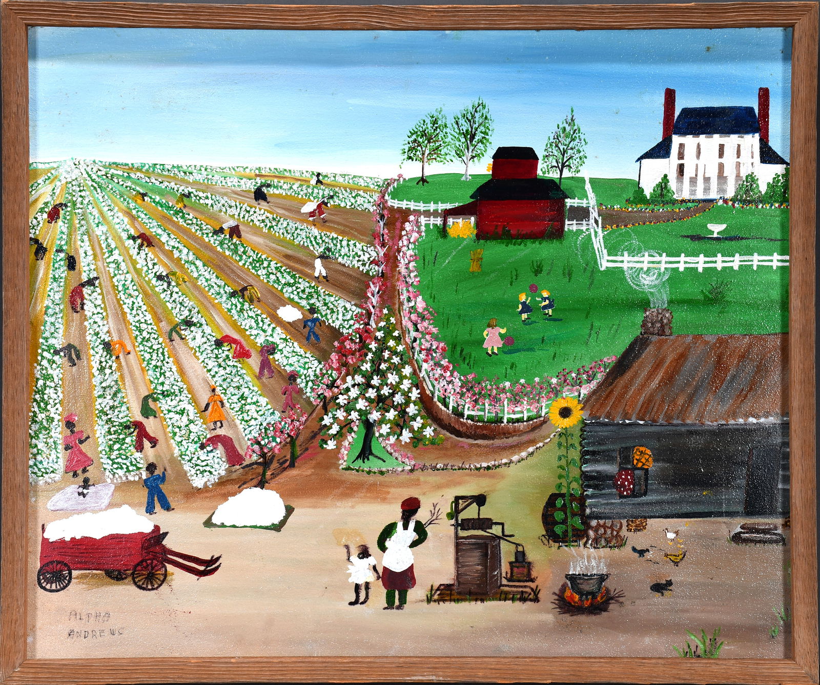 Alpha Andrews. Southern Plantation Scene. (1 of 3)