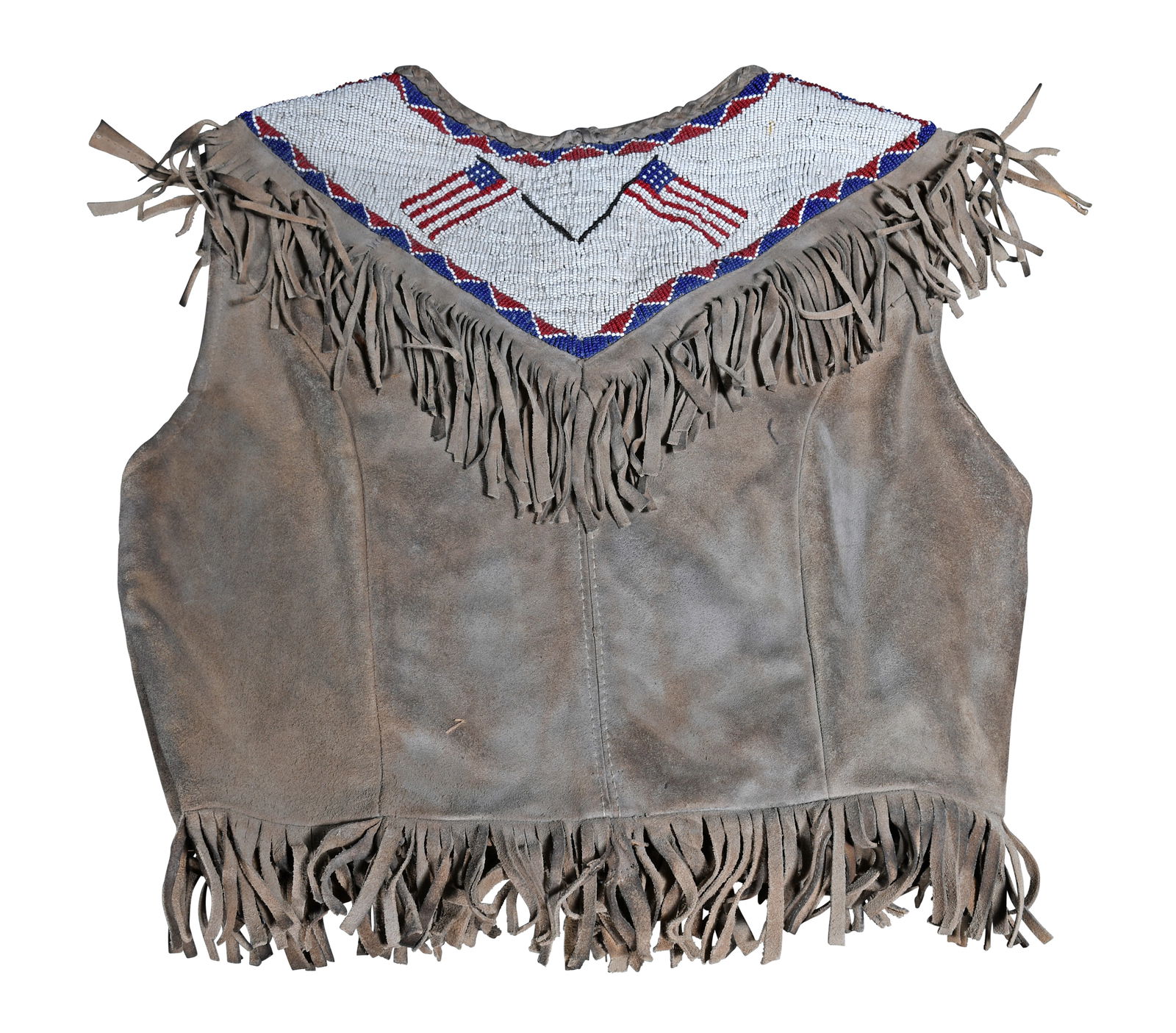 Native American. Child's Beaded Vest. (1 of 4)