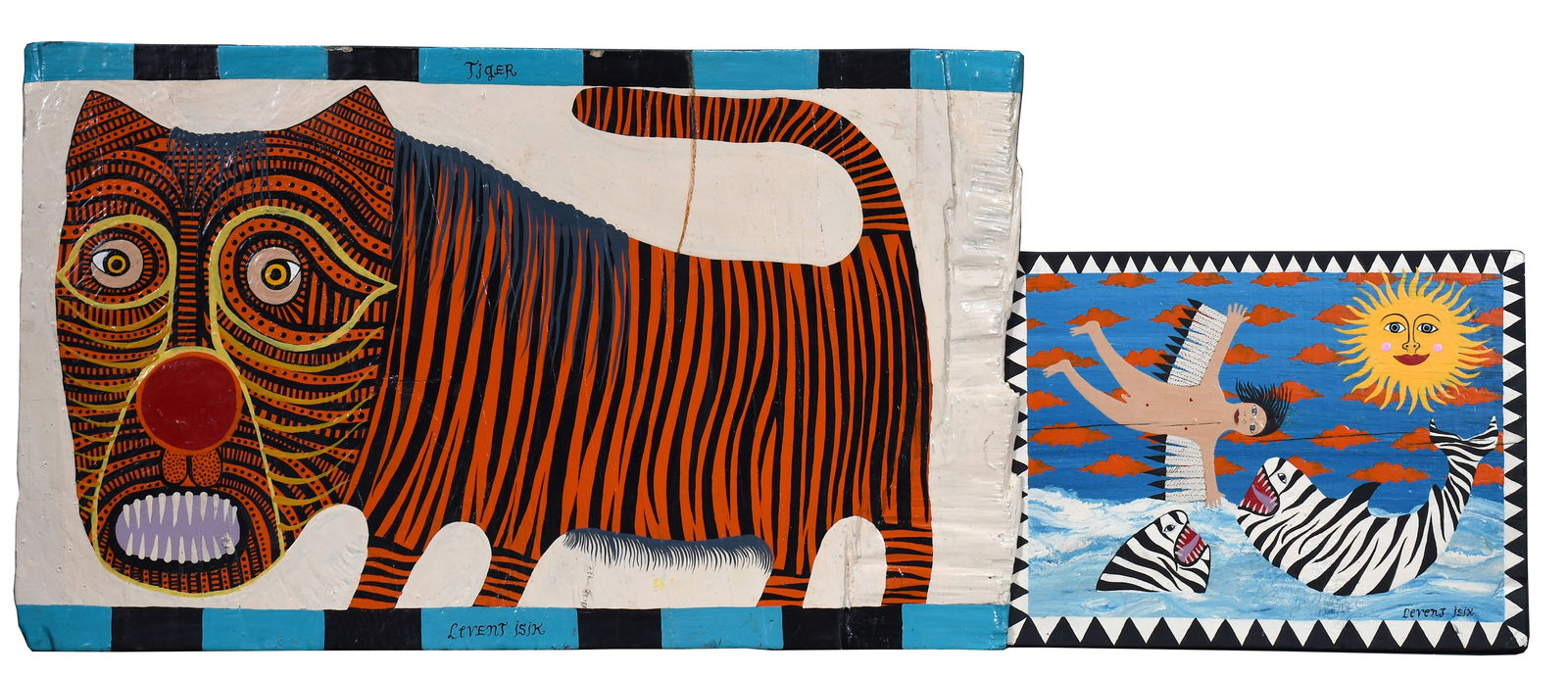 Levent Isik.Tiger and Icarus. (1 of 5)