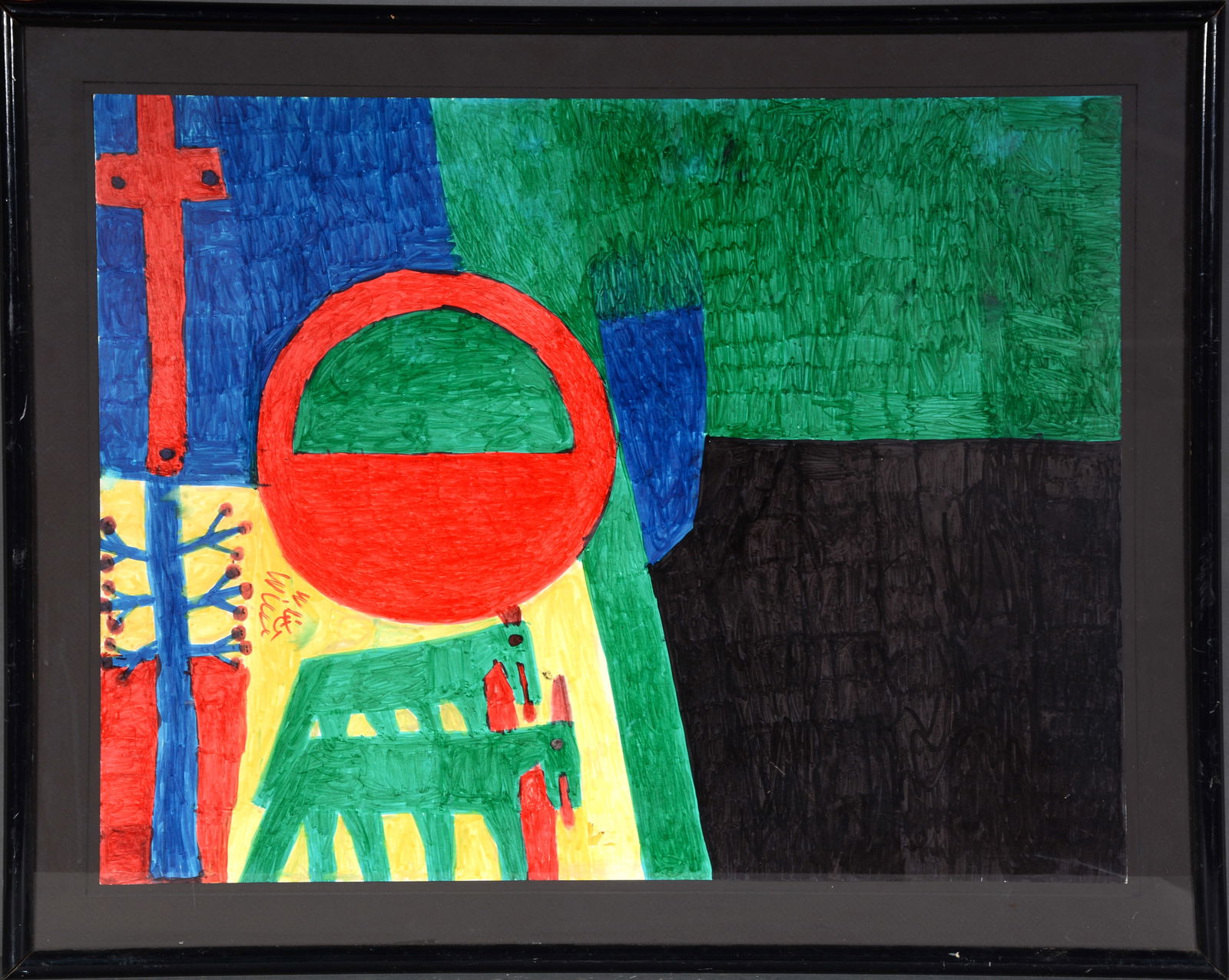 Willie White. Two Green Horses. (1 of 3)