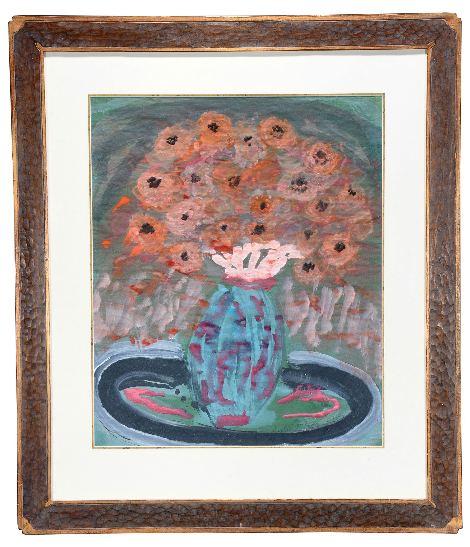 Sybil Gibson. Beautiful Bouquet Of Flowers In A Vase. (1 of 3)