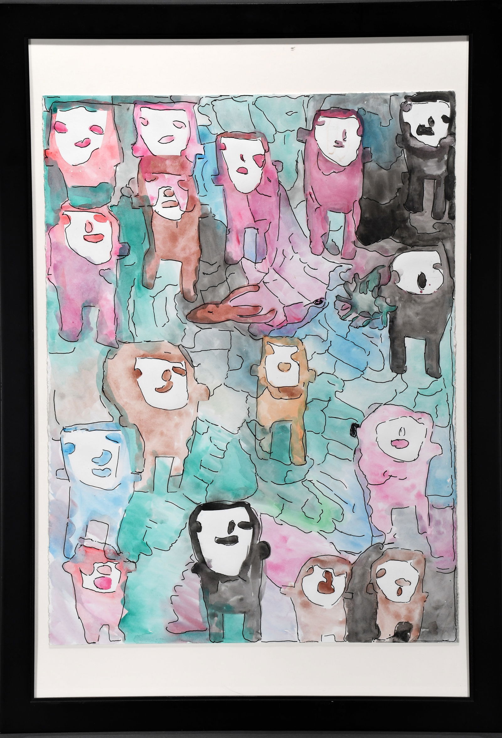 Donald Mitchell. Multiple Figures. (1 of 4)