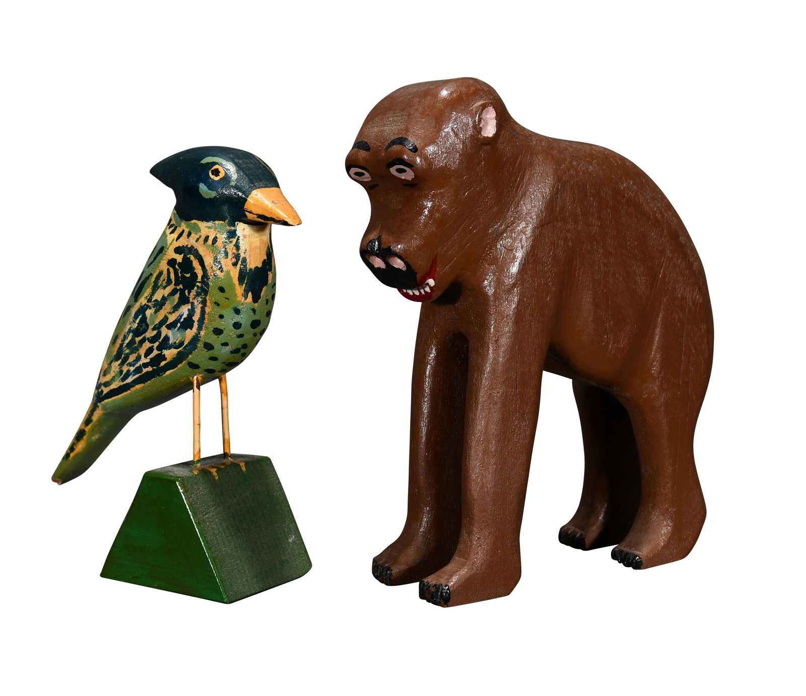 Miles Carpenter. King Fisher and Great Ape. (1 of 4)