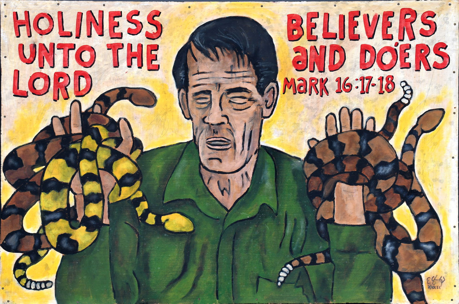 Eric Cunningham. Holiness Unto The Lord Serpent Handler. (1 of 5)