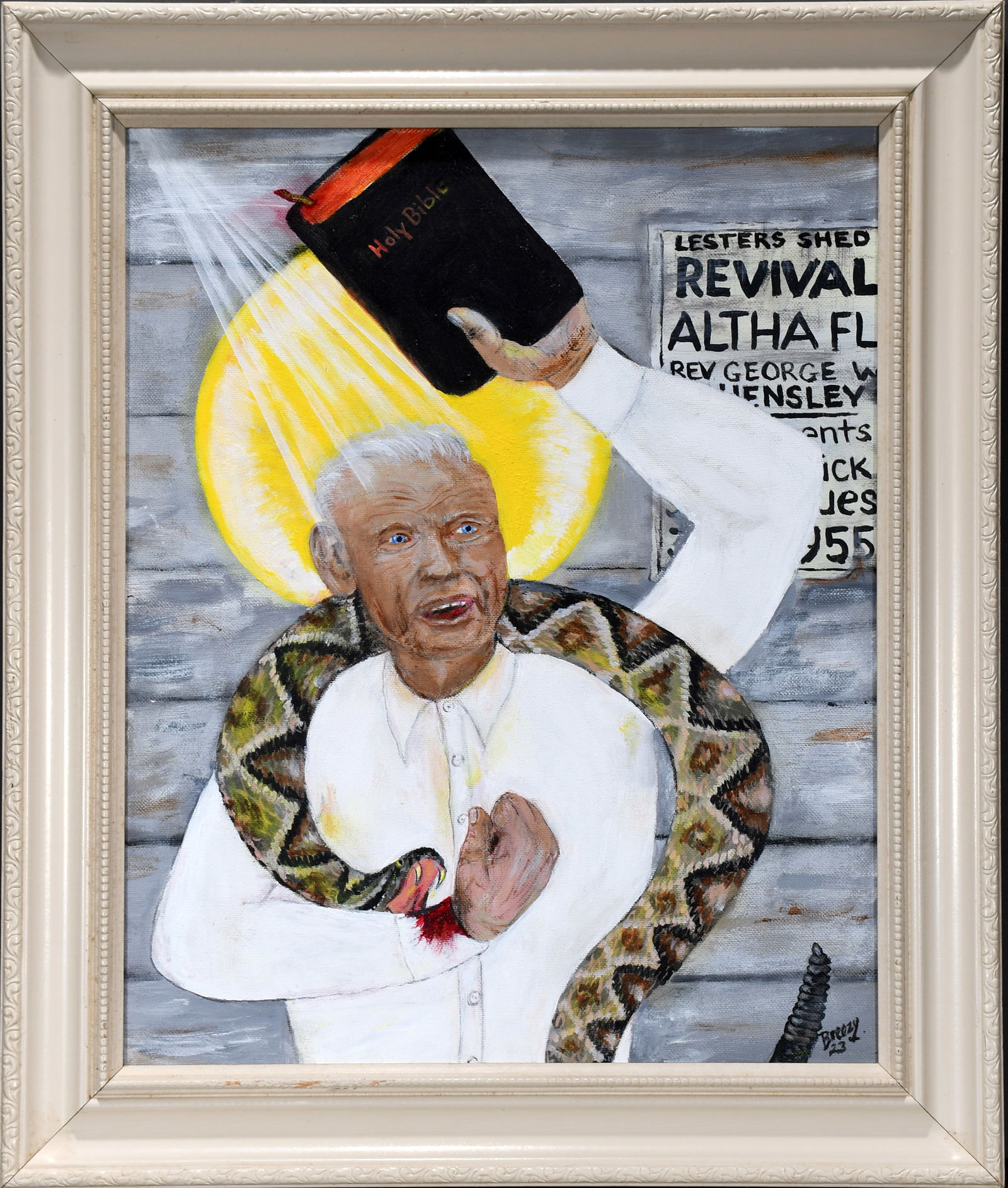 Dale 'Breezy' Ellis. Rev. George Went Hensley. (1 of 3)