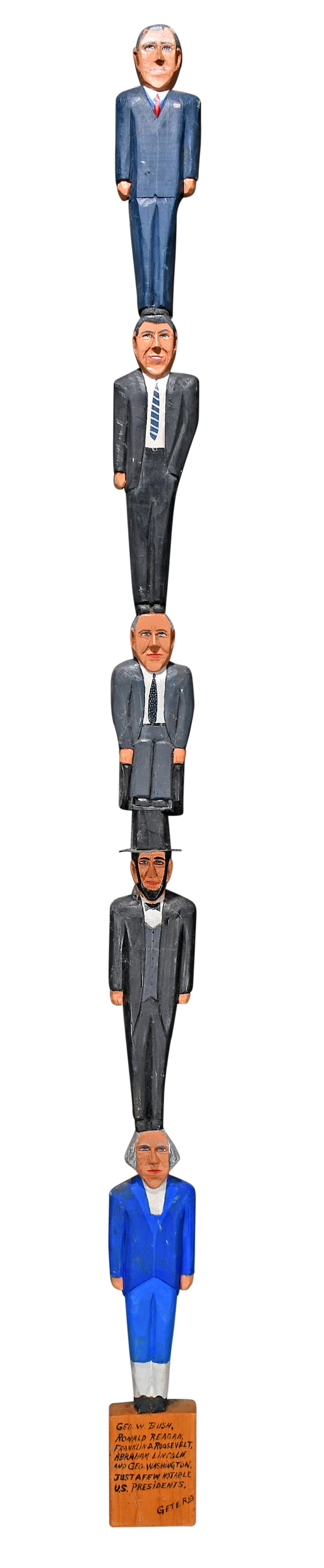 Preston Geter. U.S. Presidents Totem. (1 of 5)