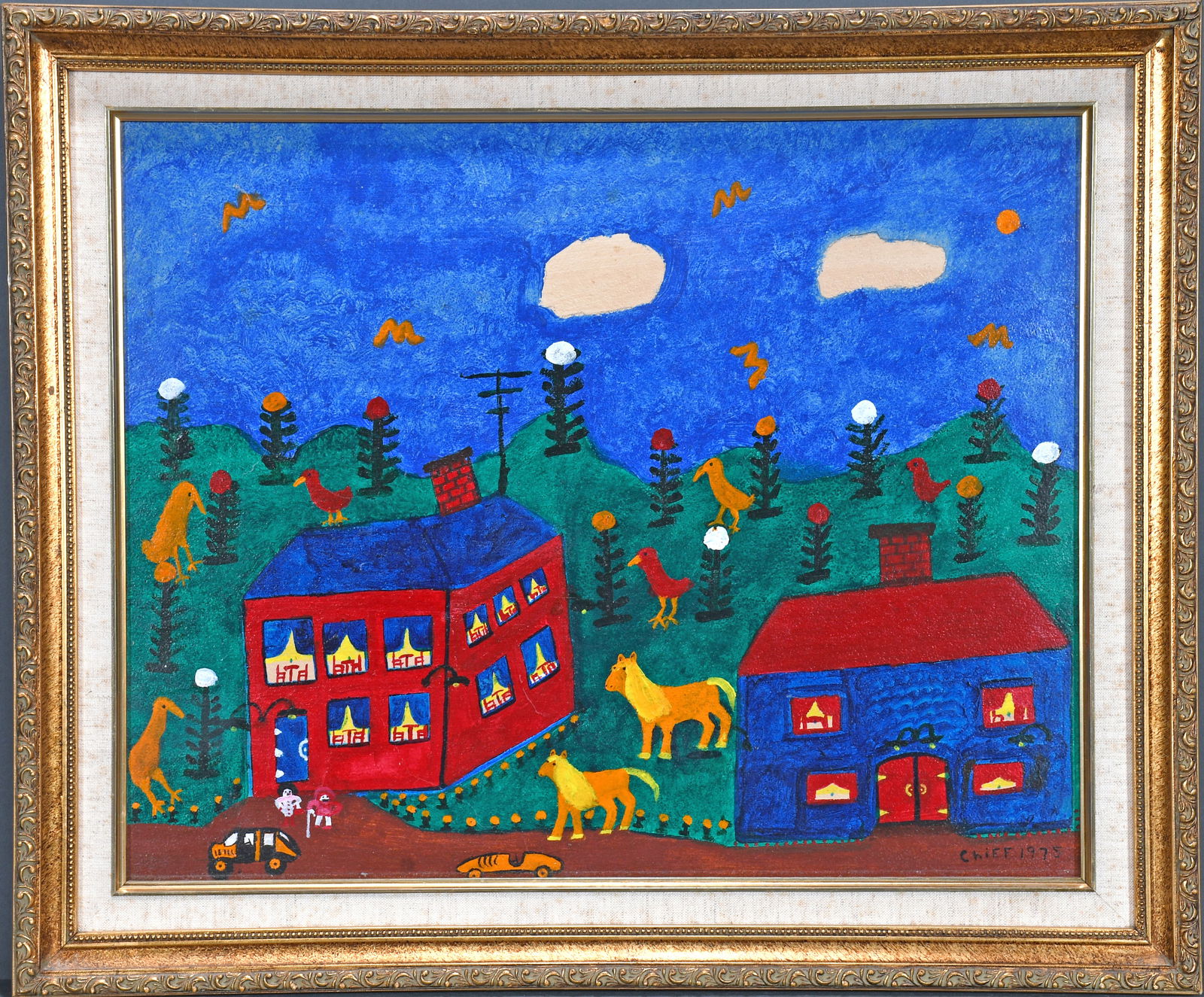 Chief Wiley. Two Palominos. (1 of 4)