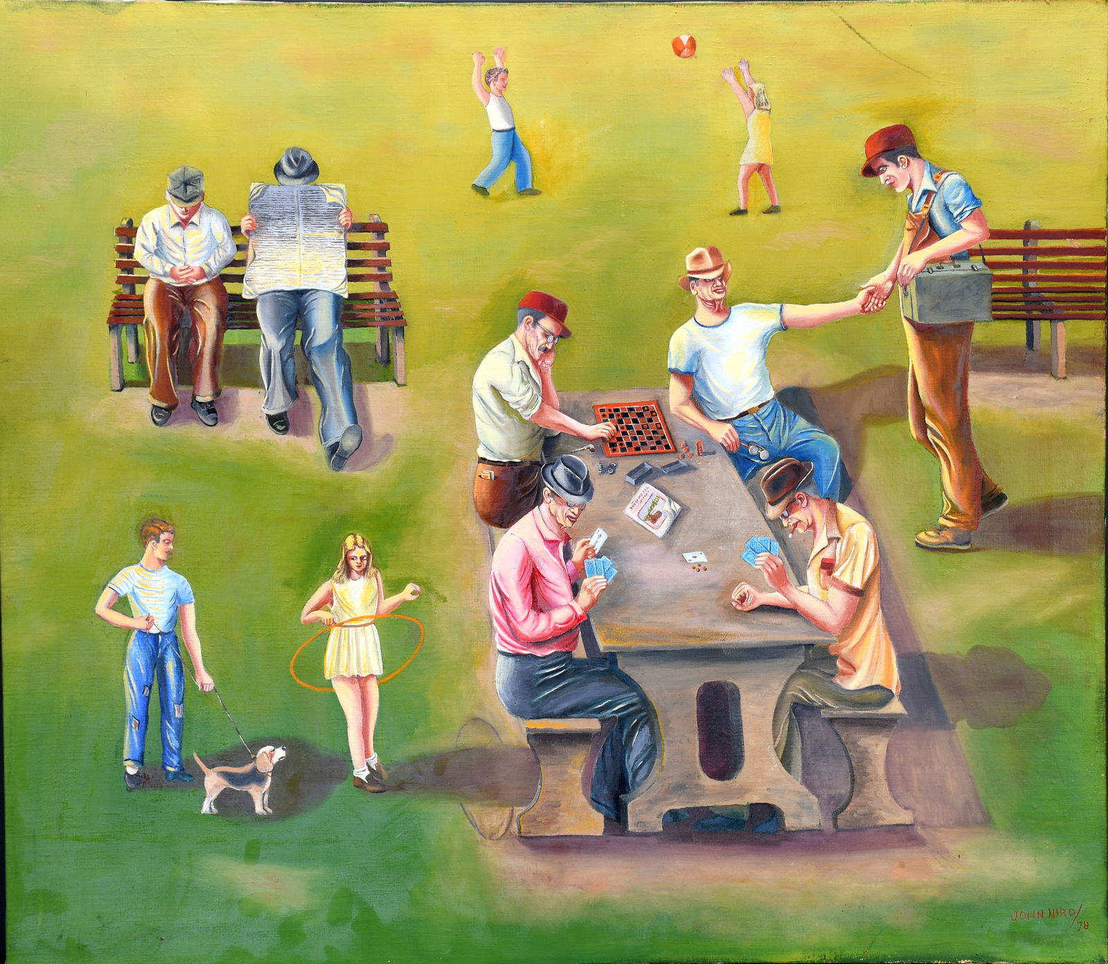 John Niro. Retirees At The Park. (1 of 6)