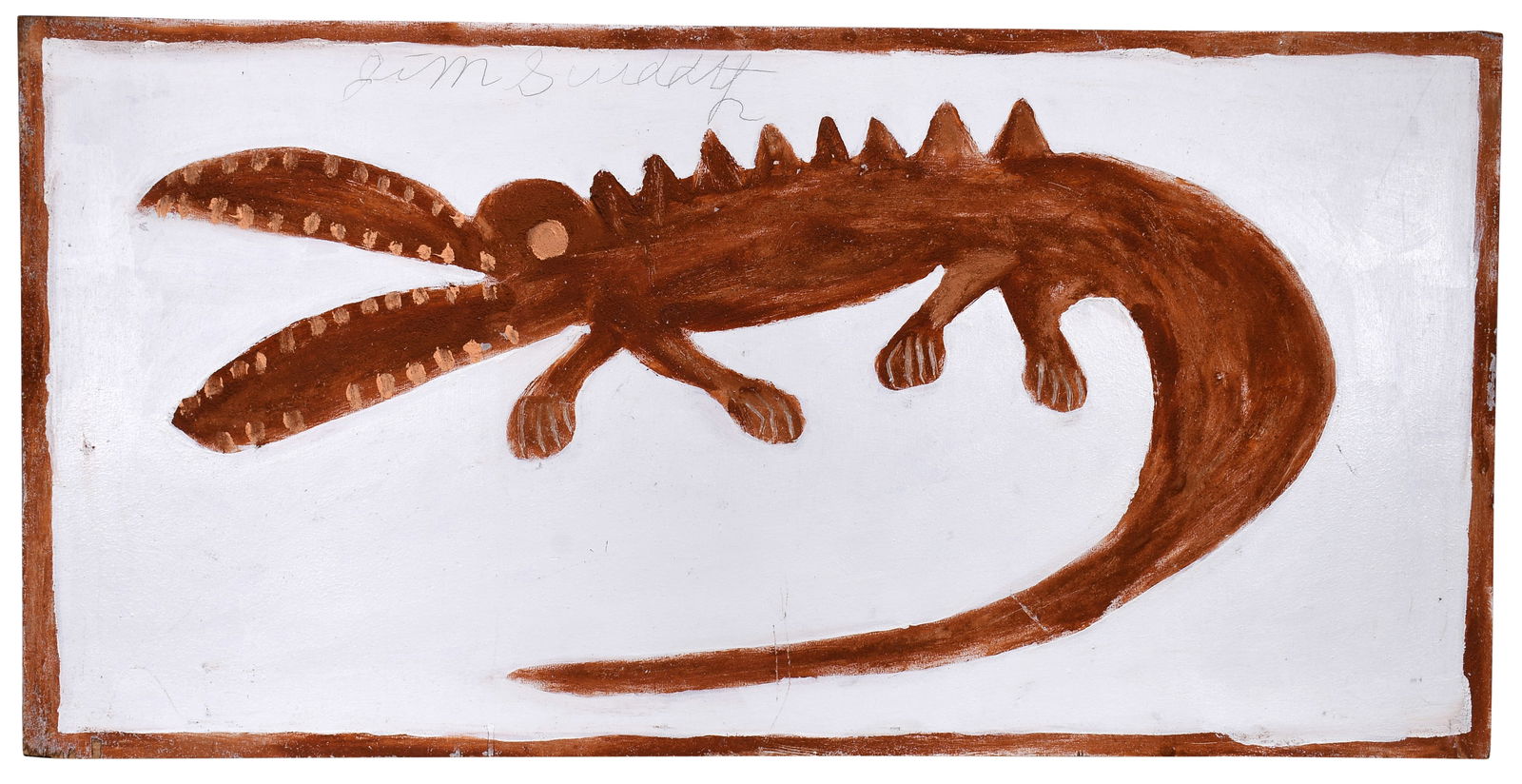 Jimmy Lee Sudduth. Alligator. (1 of 3)