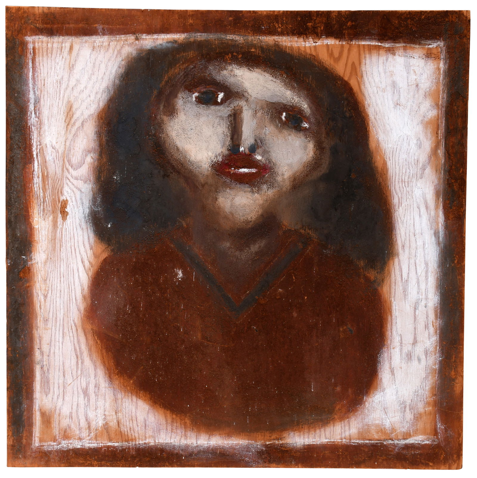 Jimmy Lee Sudduth. Woman's Portrait. (1 of 2)