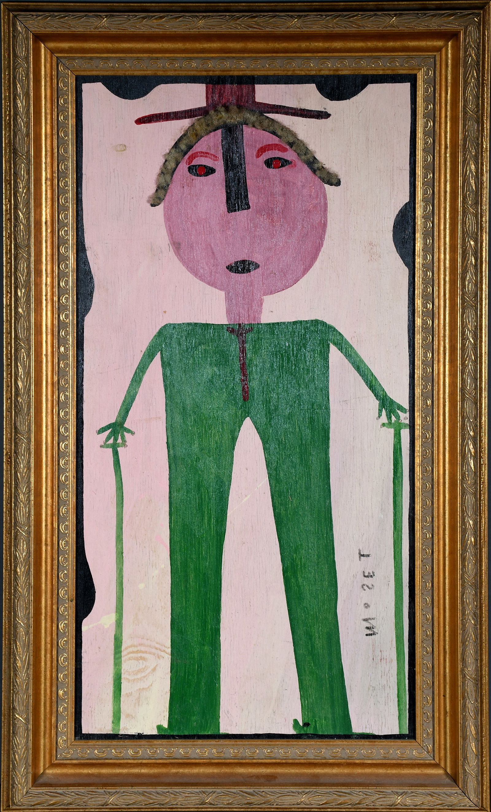 Mose Tolliver. Self-Portrait With Real Hair. (1 of 6)