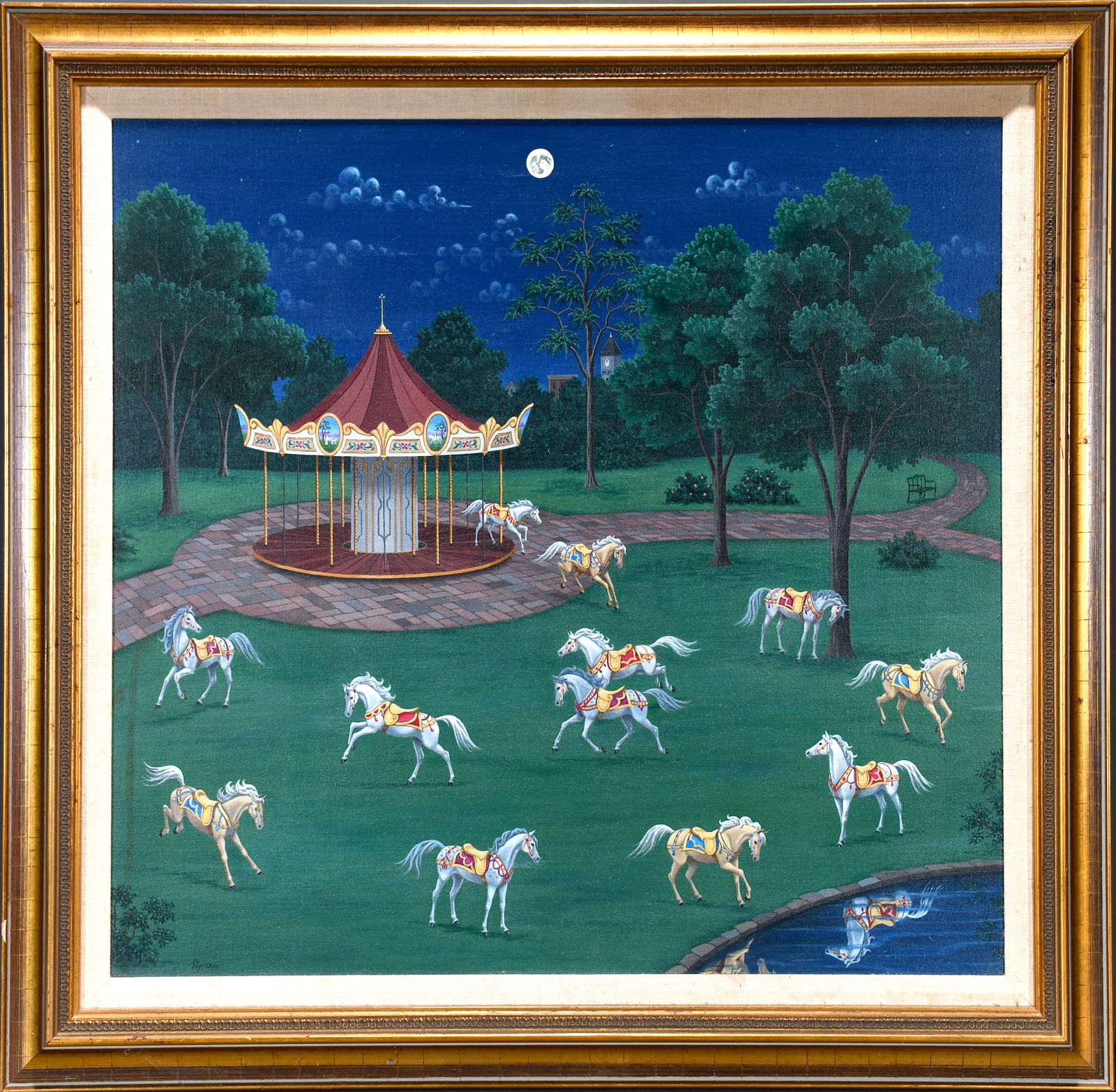 Susan Slyman. Fantasy Carousel. (1 of 6)