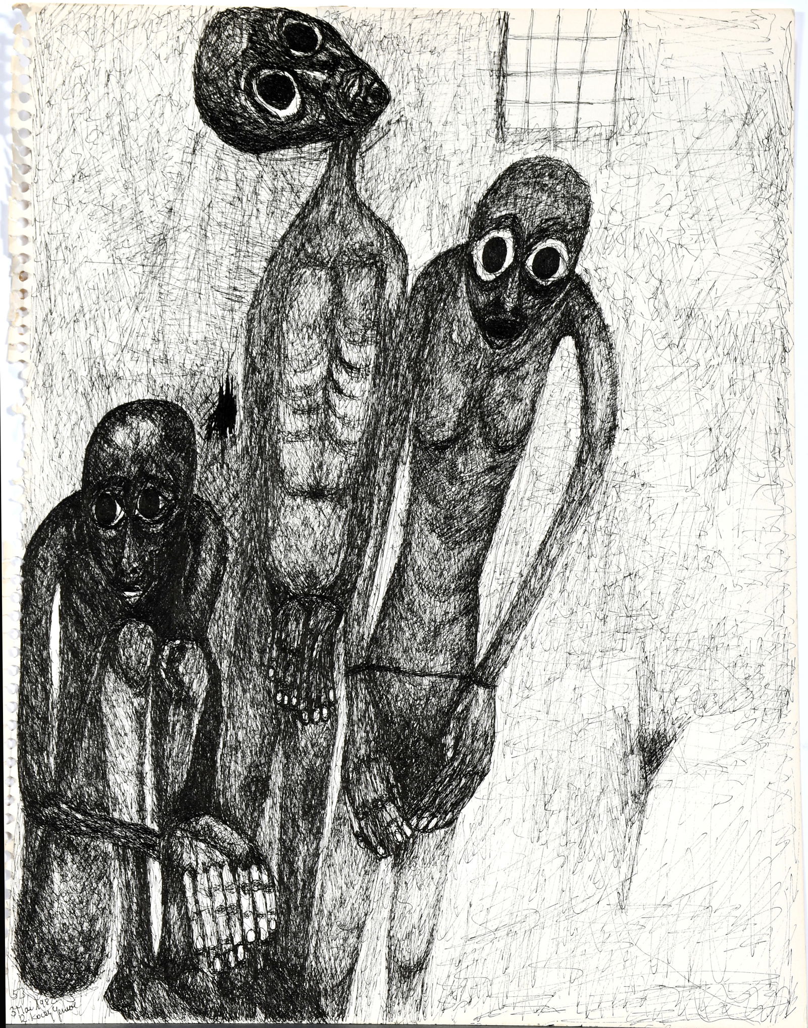 Rosemarie Koczy. Three Figures. (1 of 3)