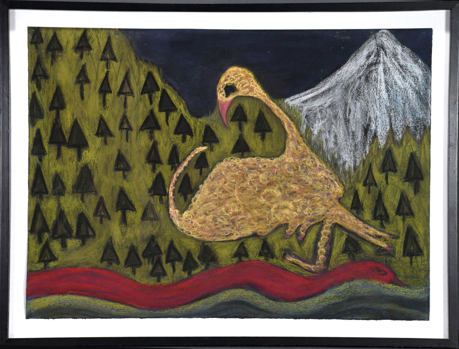 Snake and Dinosaur. (1 of 2)