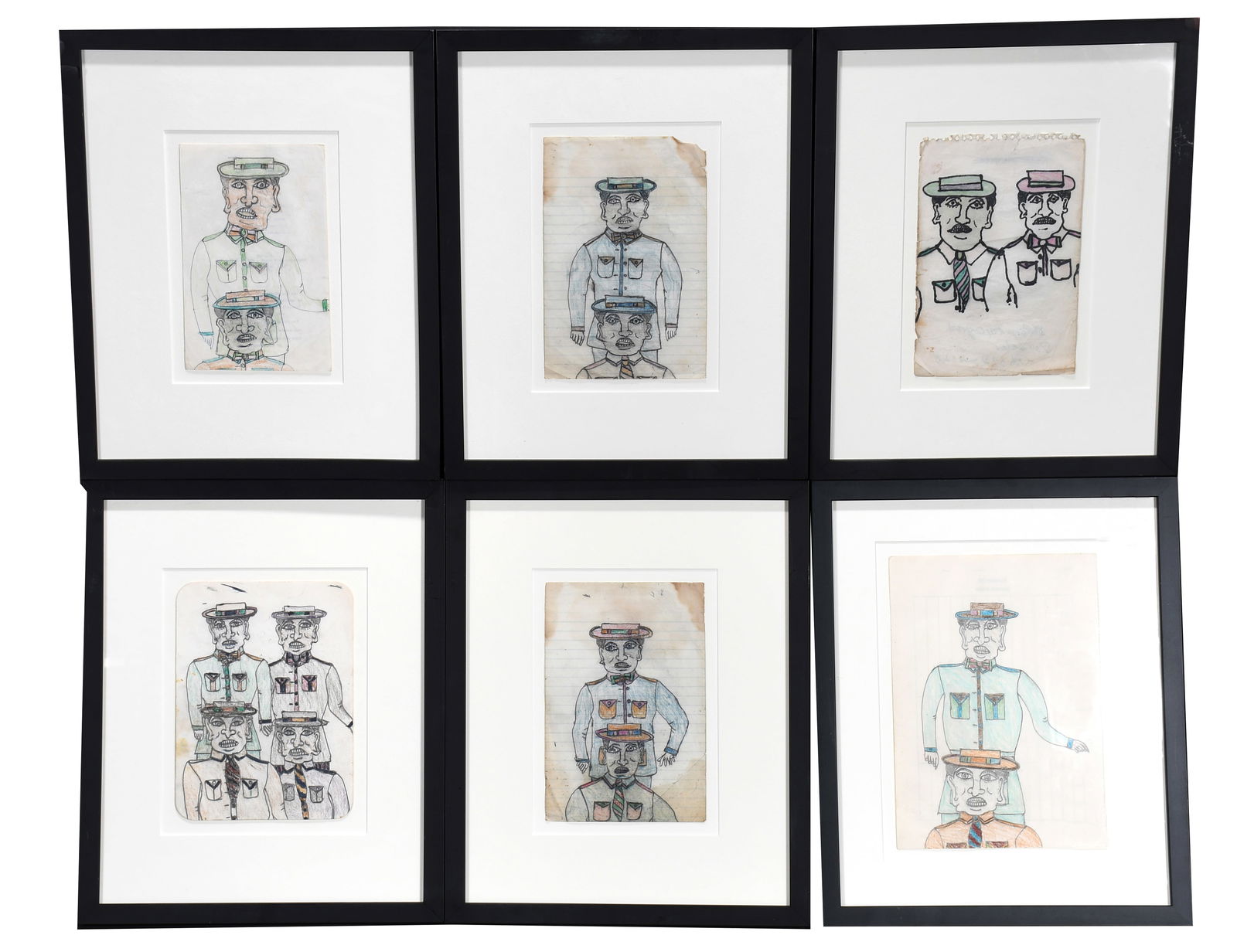 Rev. L.T. Thomas. Six Portraits. (1 of 2)