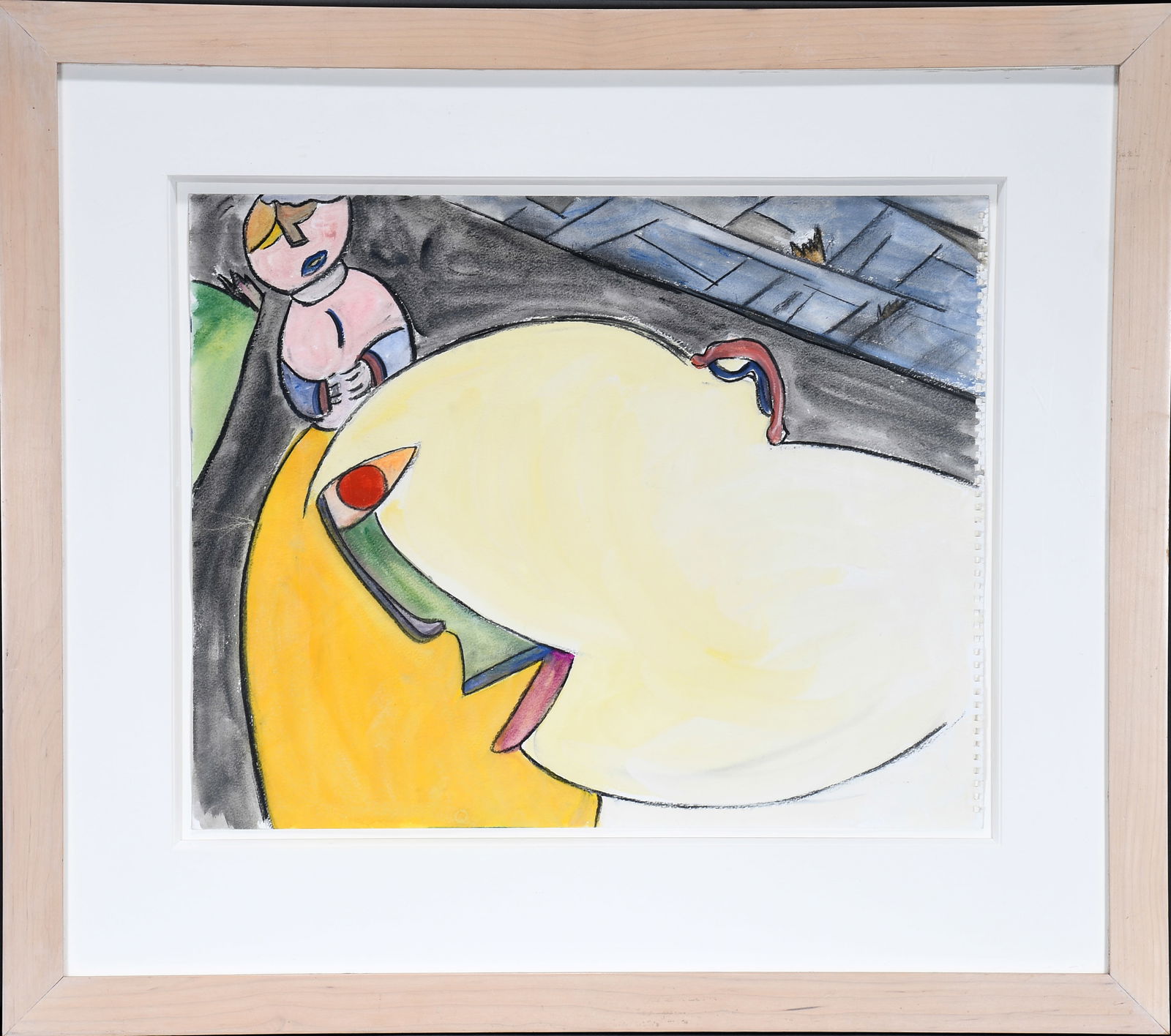 Albert Louden. Big Head Profile. (1 of 3)