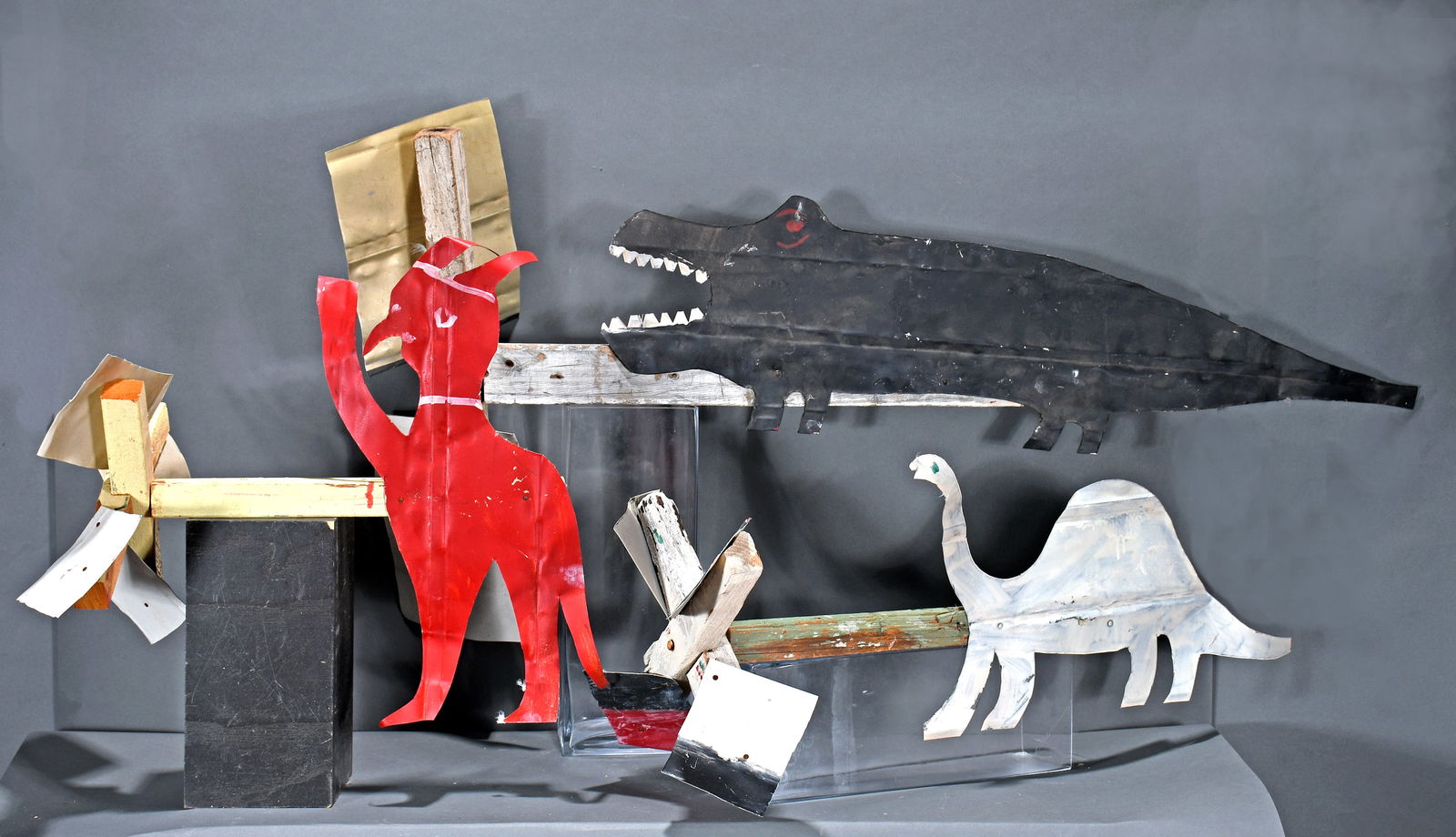 R.A. Miller. Three Early Whirligigs. (1 of 4)