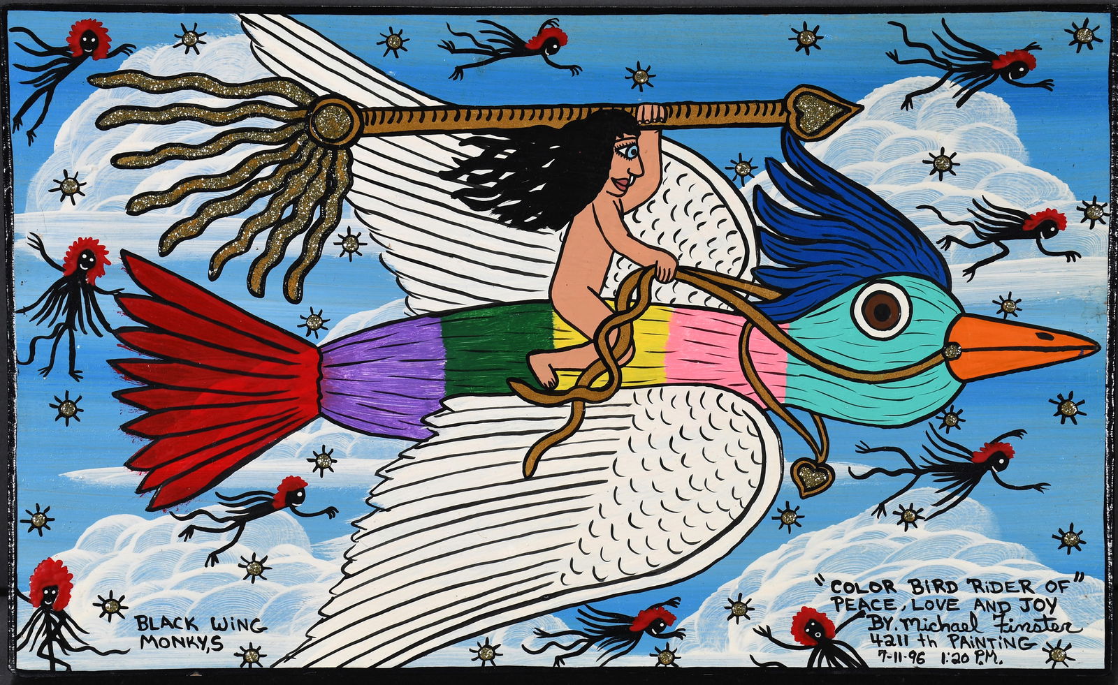 Michael Finster. Color Bird Rider. (1 of 2)