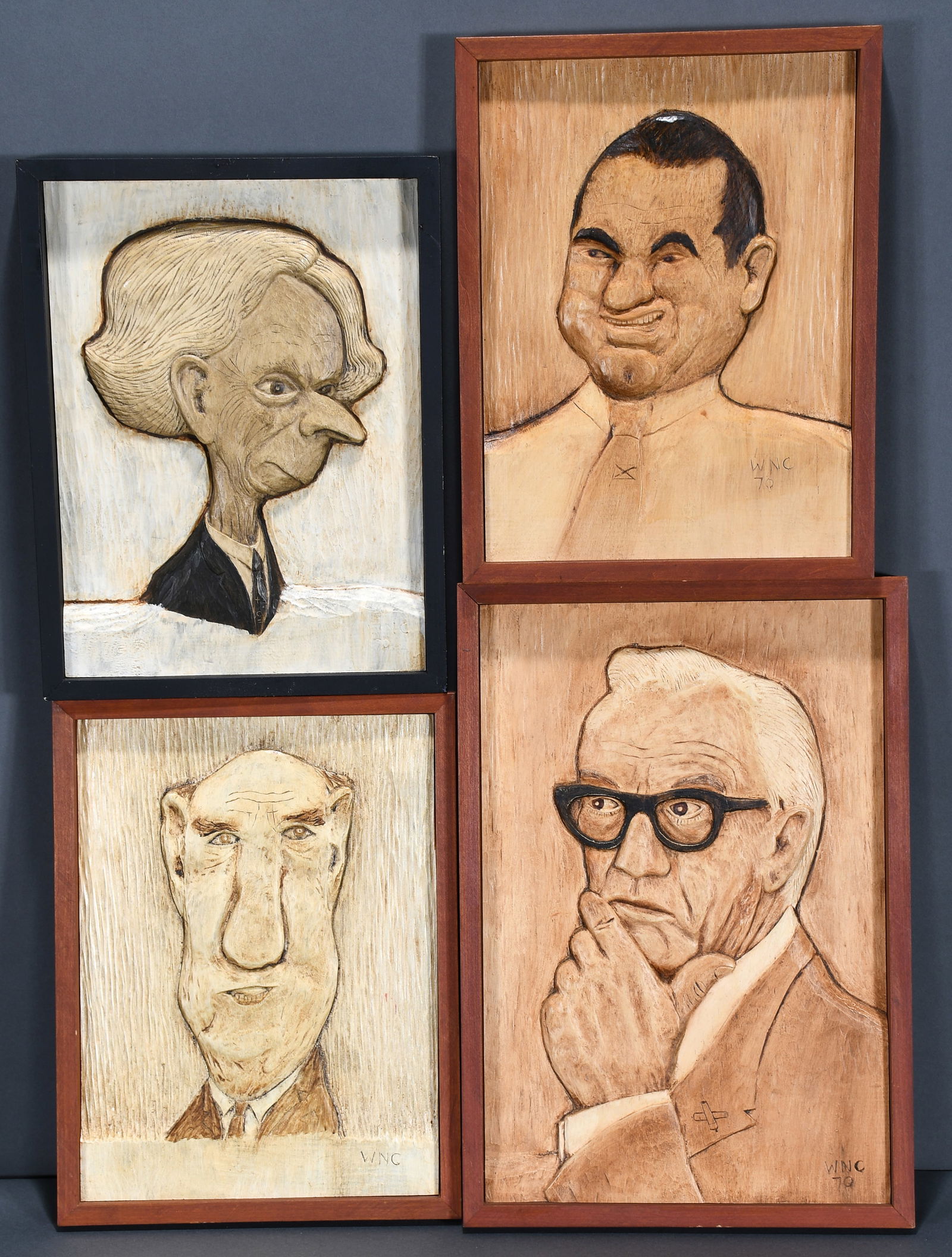 Ned Cartledge. Rivers, Wallace, Russell, Thurmond Plaques. (1 of 2)