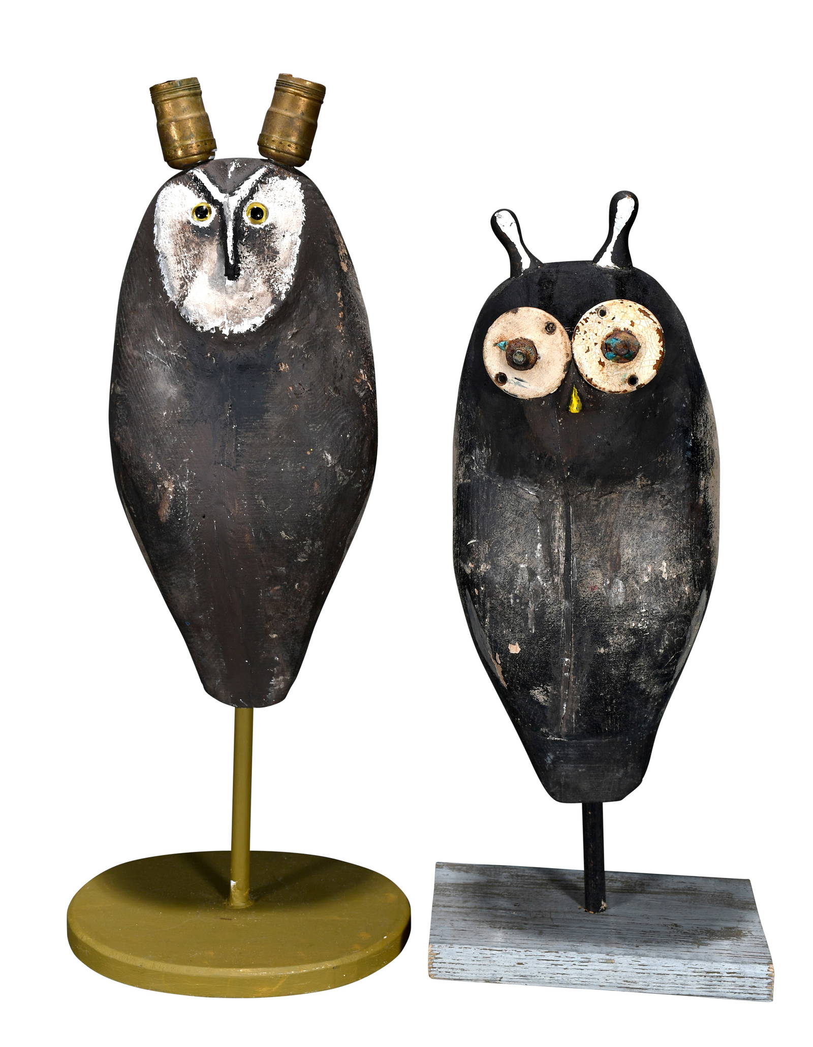 Chase Bartlett. Makedo Owl Decoys. Auction
