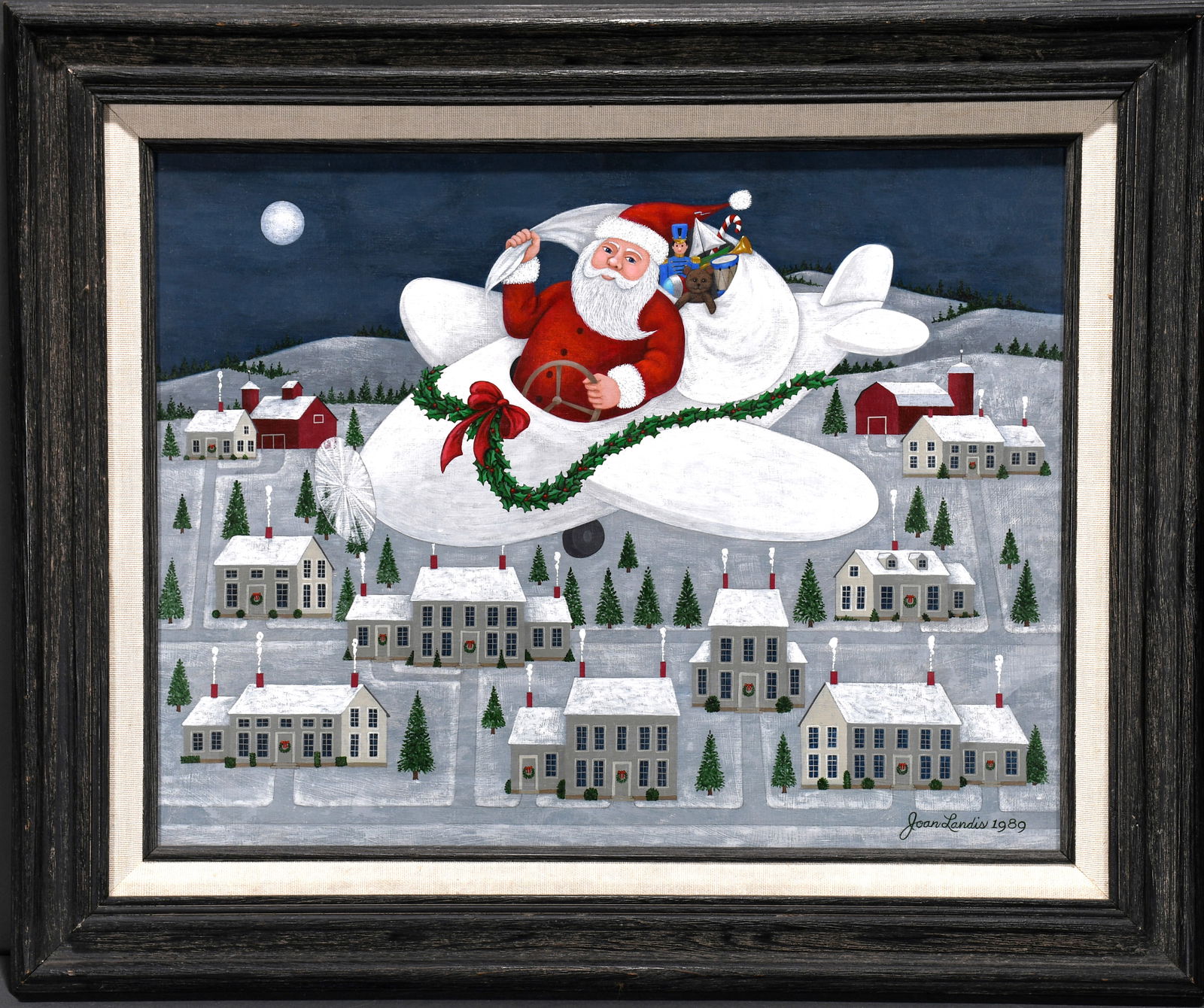 Joan Landis. Santa In An Airplane. (1 of 1)