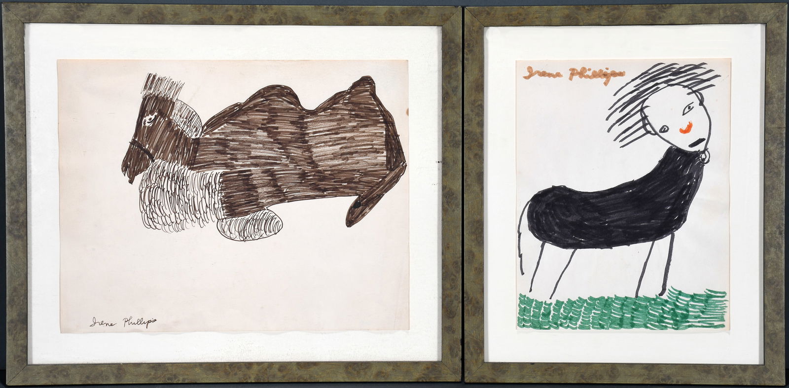 Irene Phillips (HAI). Two Works. (1 of 4)