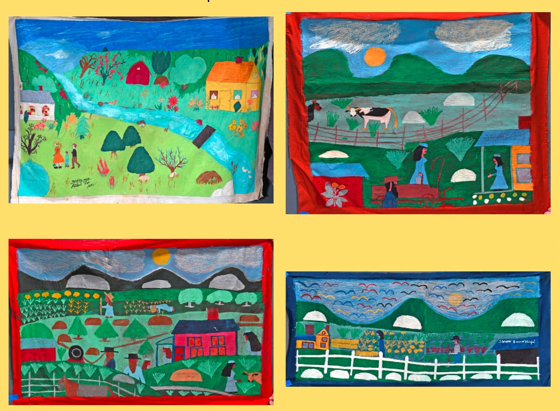 Floretta Warfel. Four Paintings. (1 of 5)