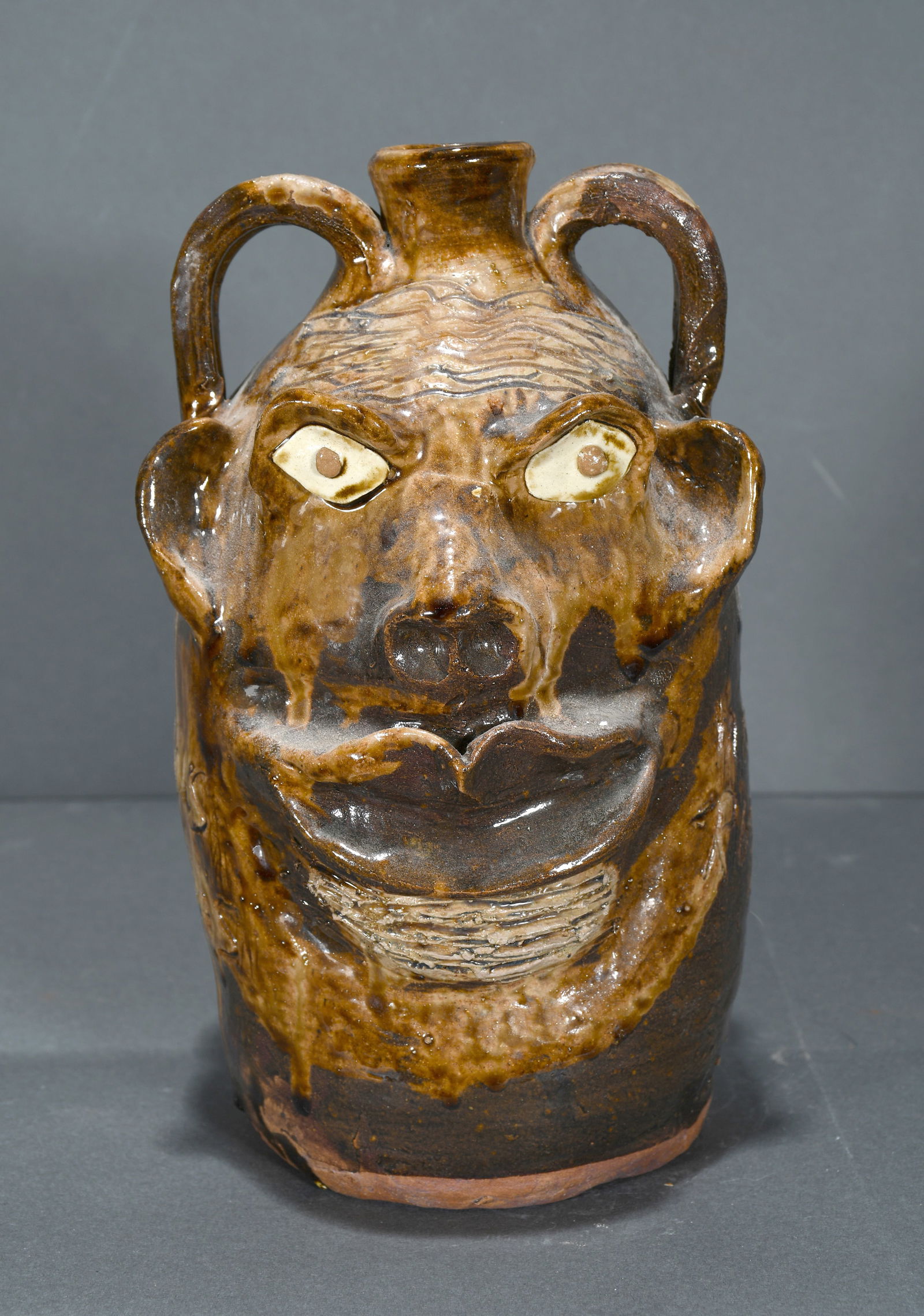 Marie Rogers.  Double Sided Face Jug. (1 of 4)
