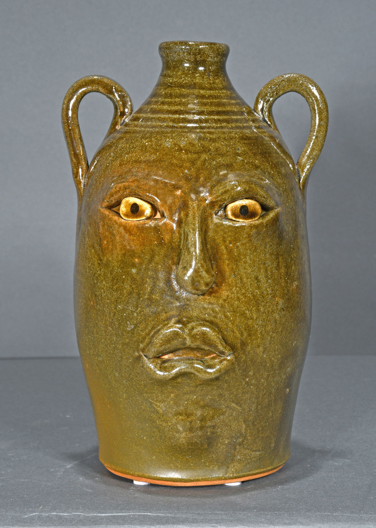 Anita Meaders.   Rare Double Face Jug. (1 of 4)