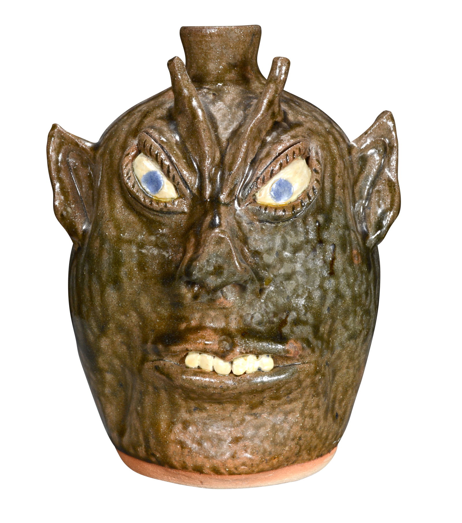Cleater & Billie Meaders Early Devil Face Jug. (1 of 6)