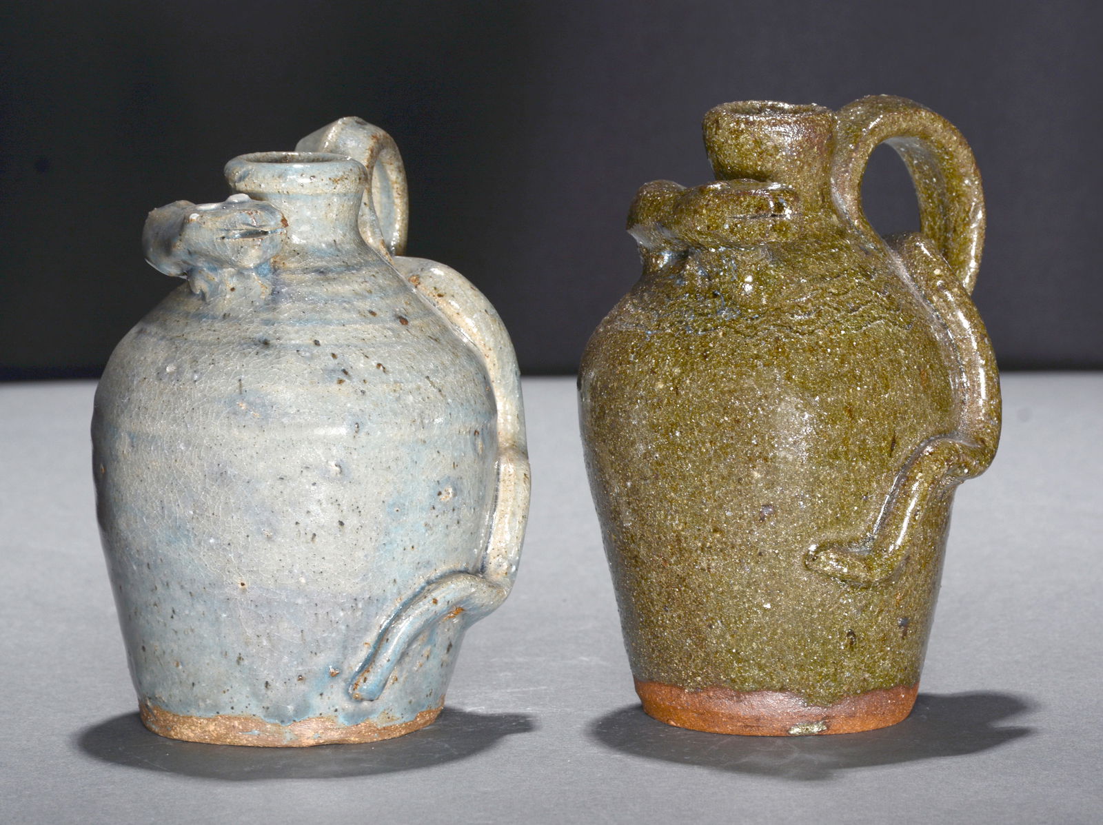 B.B. Craig.   Pair of Small Snake Jugs. (1 of 6)