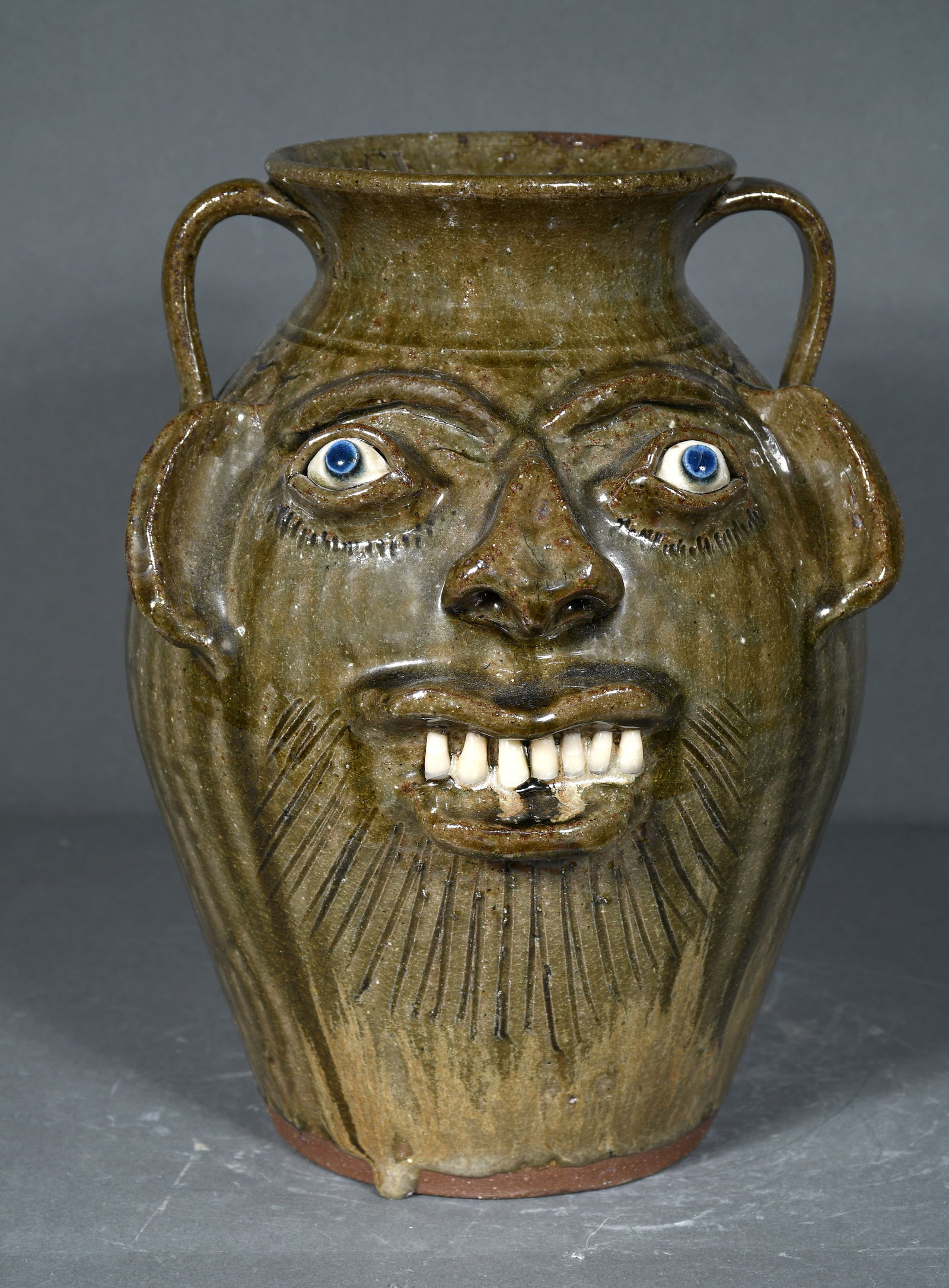 Charles Lisk.  Face Vase. Stamped. (1 of 2)