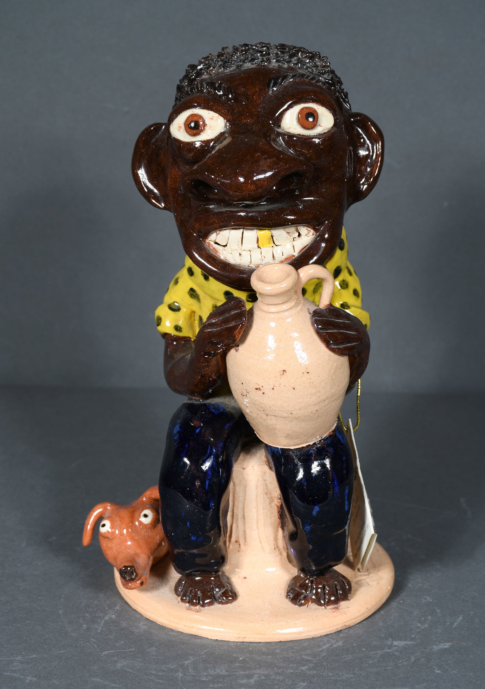 Albert Hodge.  Man with Jug and Dog. (1 of 3)