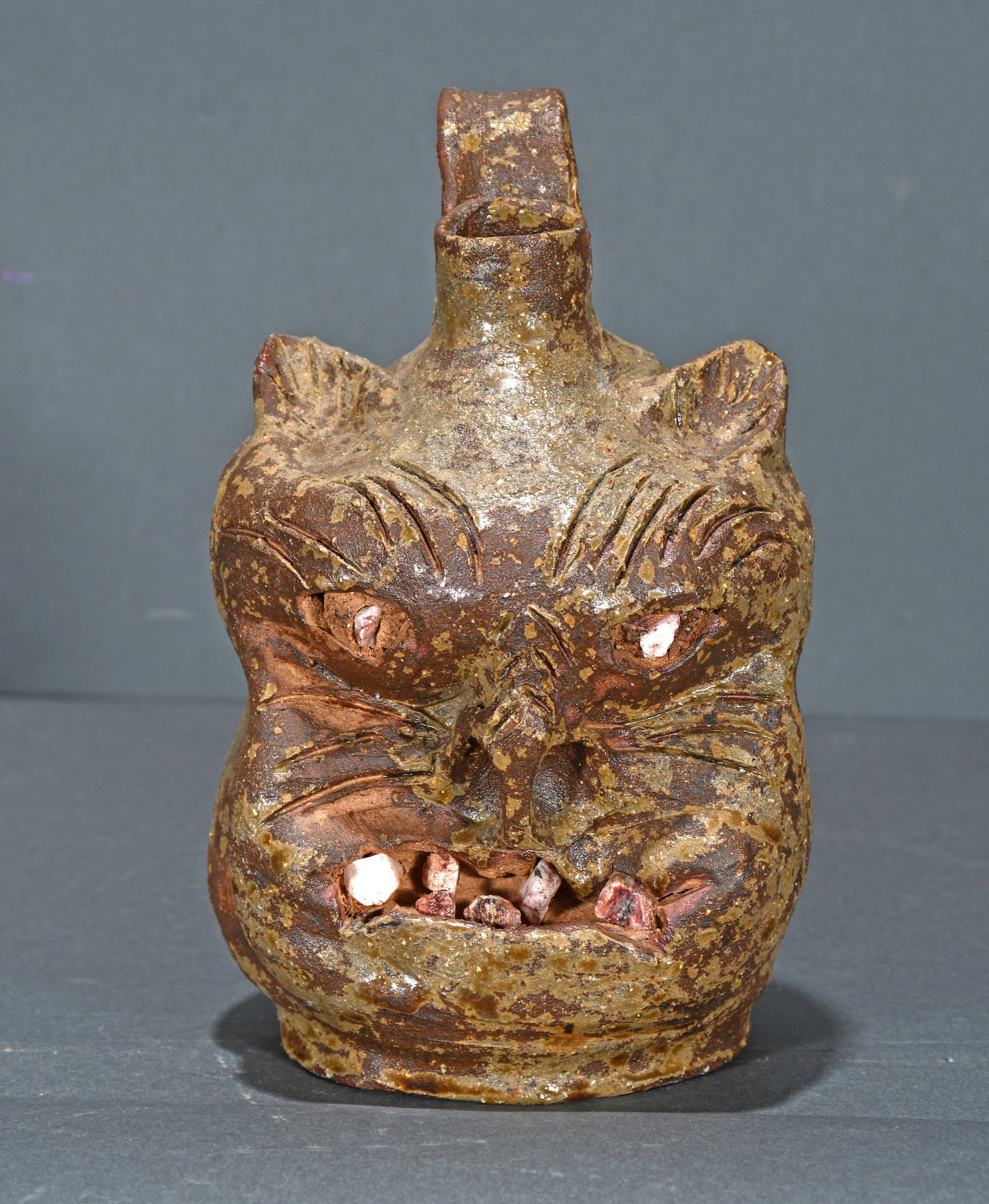 John 'Cornbread' Anderson. Treed Wildcat.: John 'Cornbread' Anderson. Treed Wildcat. Signed and titled. Excellent condition. 7.5" high. Est. $100-$200. Ship: $45