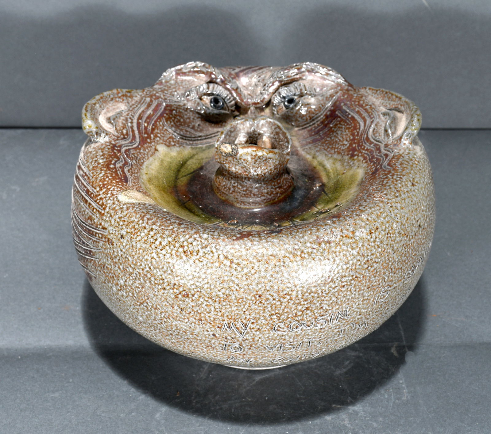 John Brock.  Sunken Face Jug. (1 of 3)