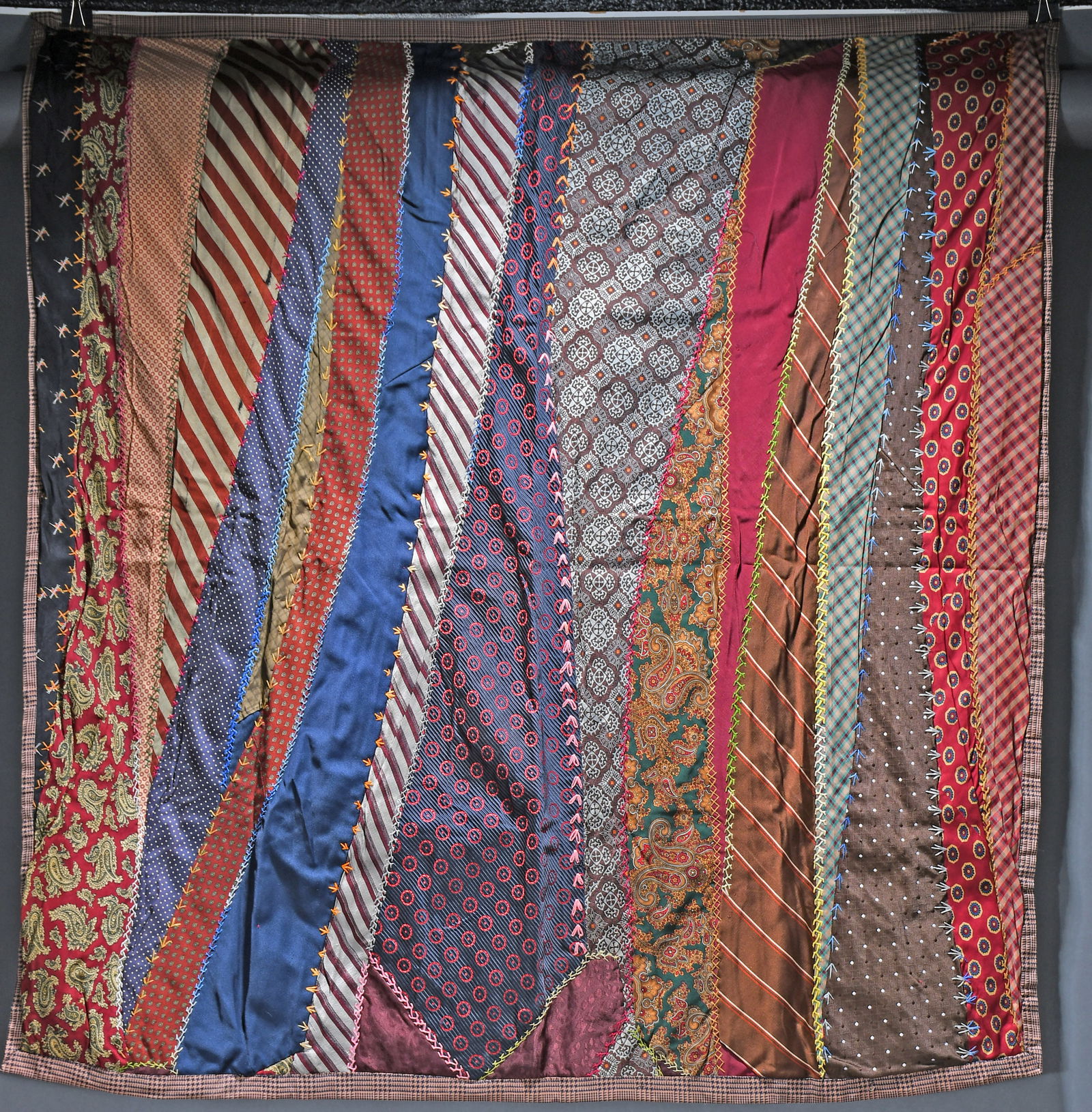 Anonymous.  Tie Quilt. (1 of 3)